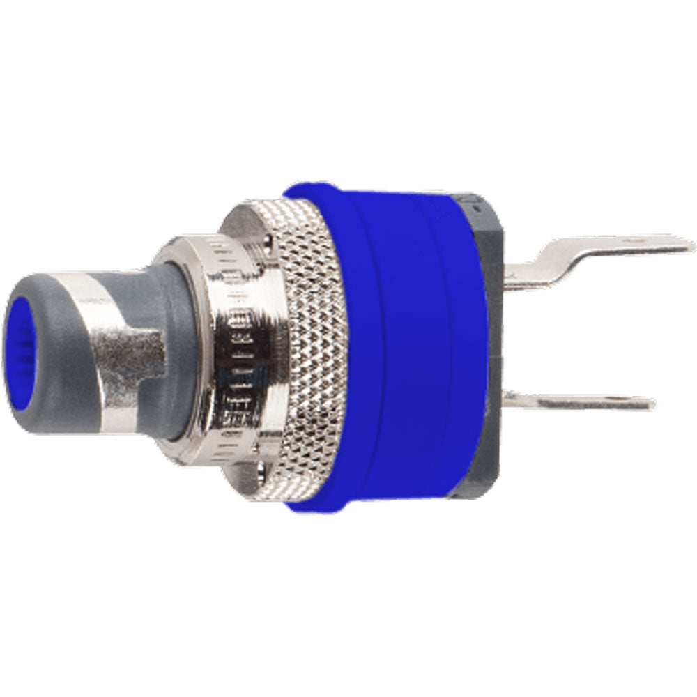 WBT 0210-Ag-Ms Nextgen Pure Silver RCA Female Socket Jack with Metal Nut (Single, Blue)