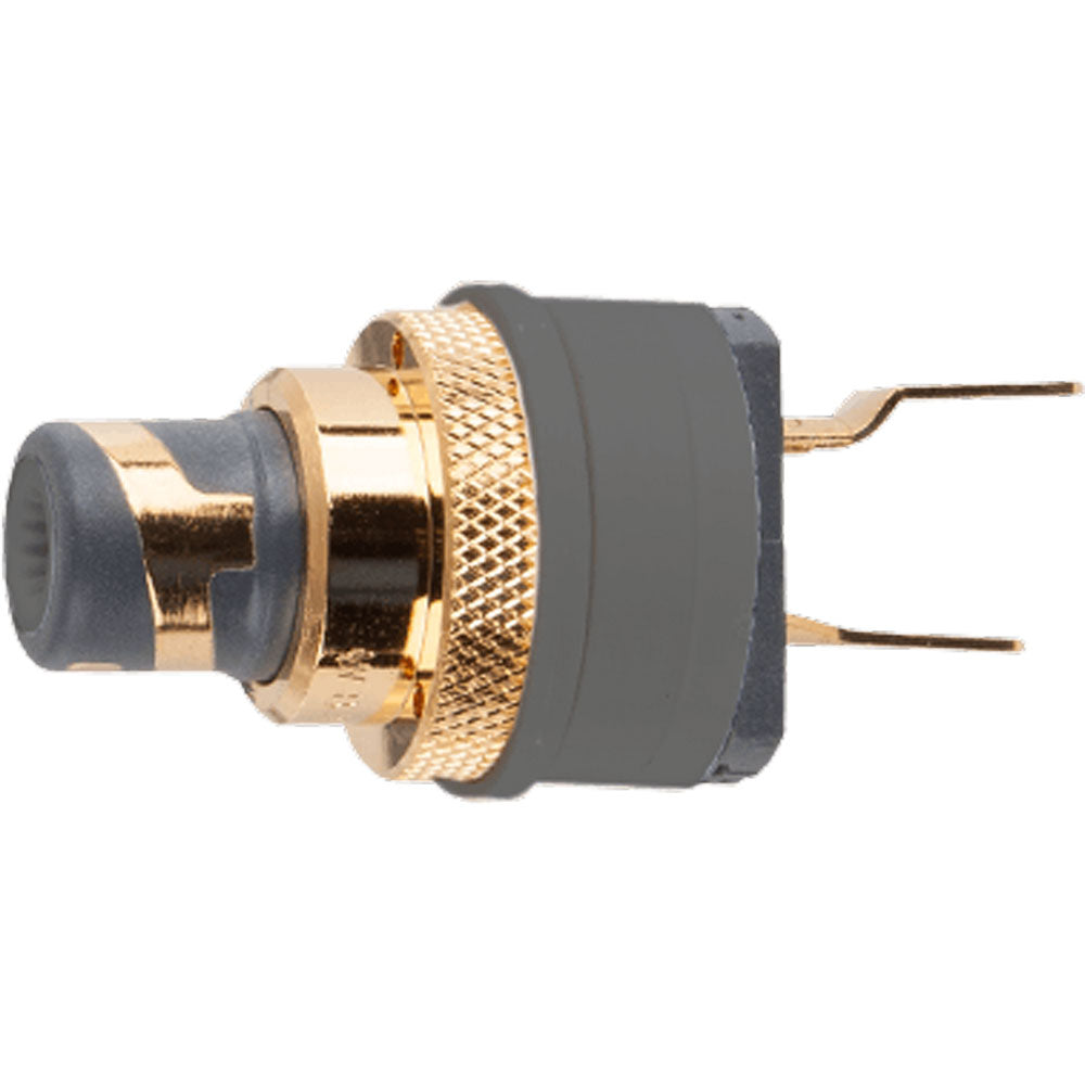 WBT 0210-Cu-Ms Nextgen Gold Plated RCA Female Socket Jack with Metal Nut (Single, Grey)