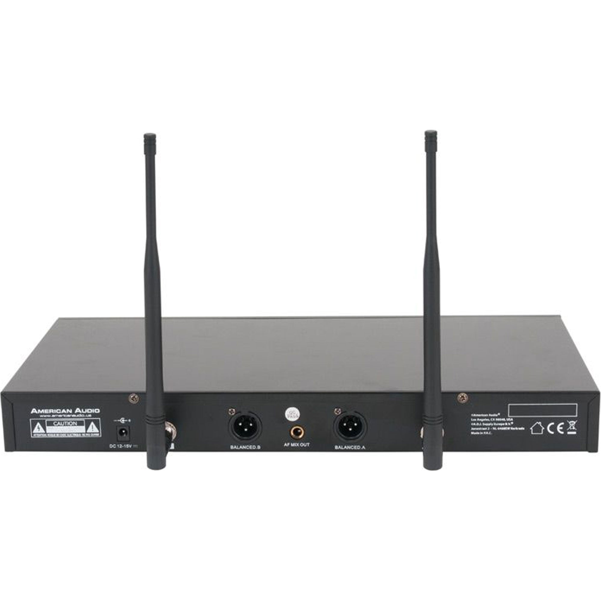 American DJ WM219 2-Channel UHF Wireless Microphone System