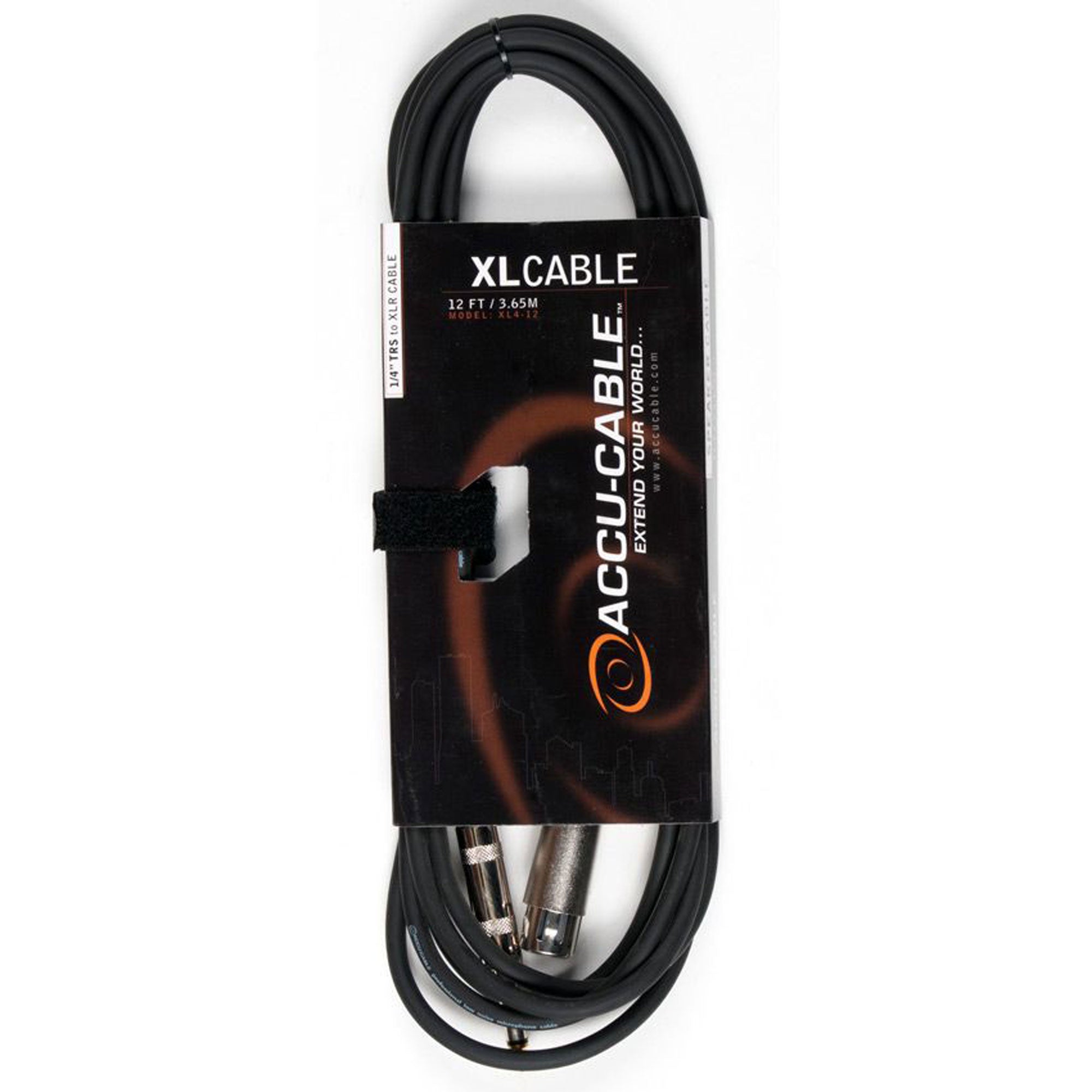 American DJ XL4-12 TRS to XLR Microphone Cable (12')