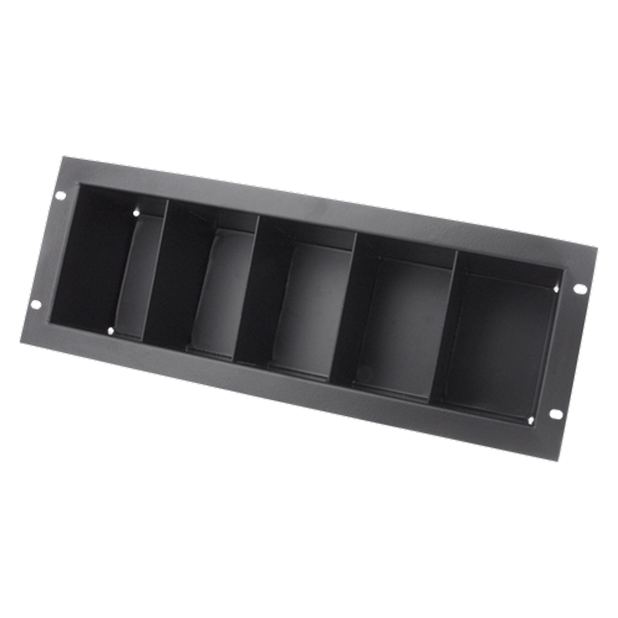 AtlasIED CD4 Rack Mount Compact Disc Storage Shelf, Holds 40 CD's (3U)