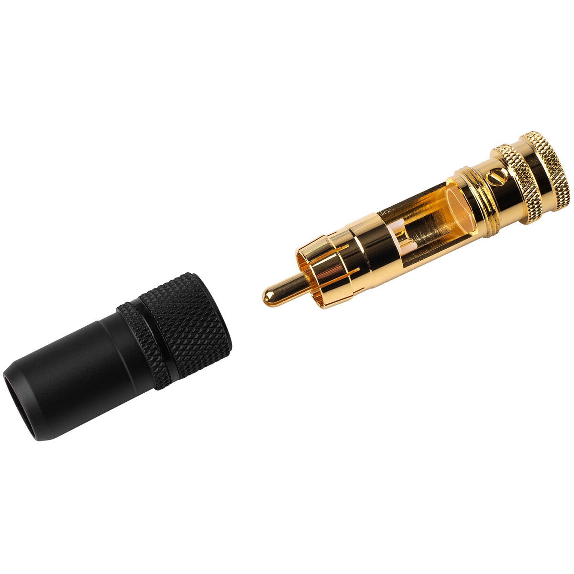 Performance Audio Locking RCA Connectors - Solder Type (1 Pair)