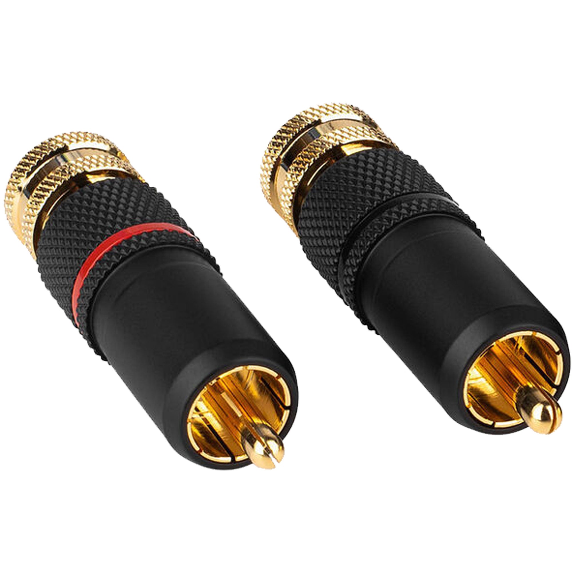 Performance Audio Locking RCA Connectors - Solder Type (1 Pair)