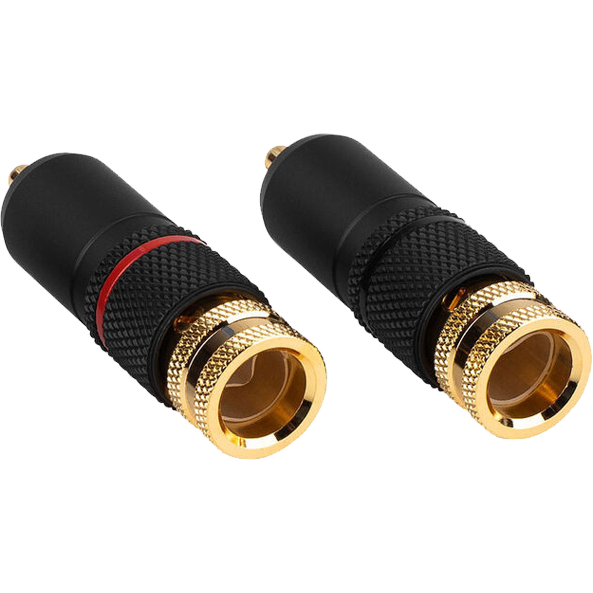 Performance Audio Locking RCA Connectors - Solder Type (1 Pair)