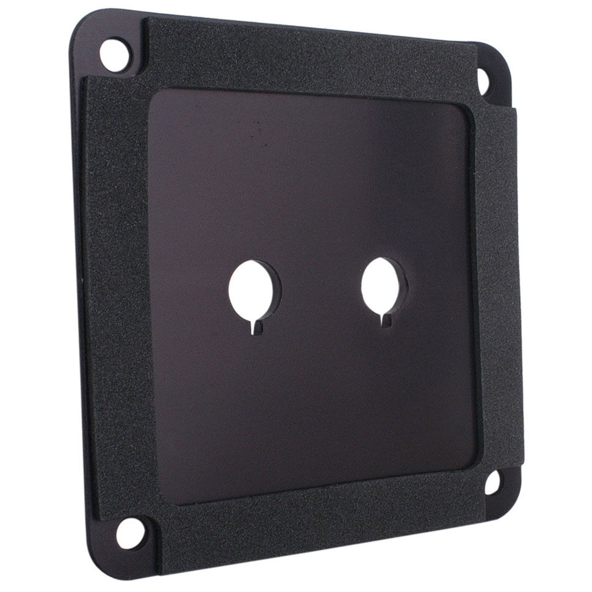 Performance Audio Anodized Aluminum Binding Post Plate (Black, Single)