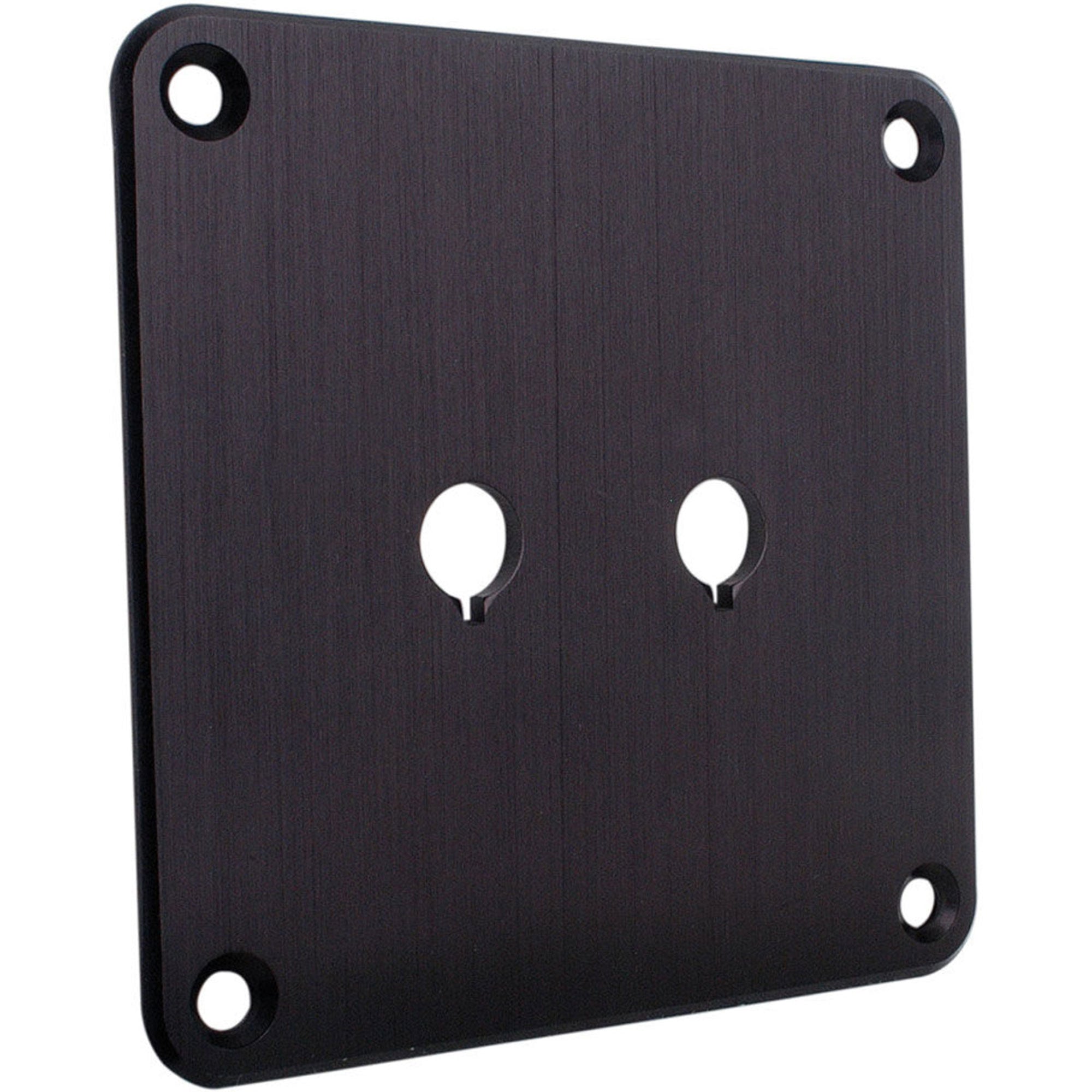 Performance Audio Anodized Aluminum Binding Post Plate (Black, Single)