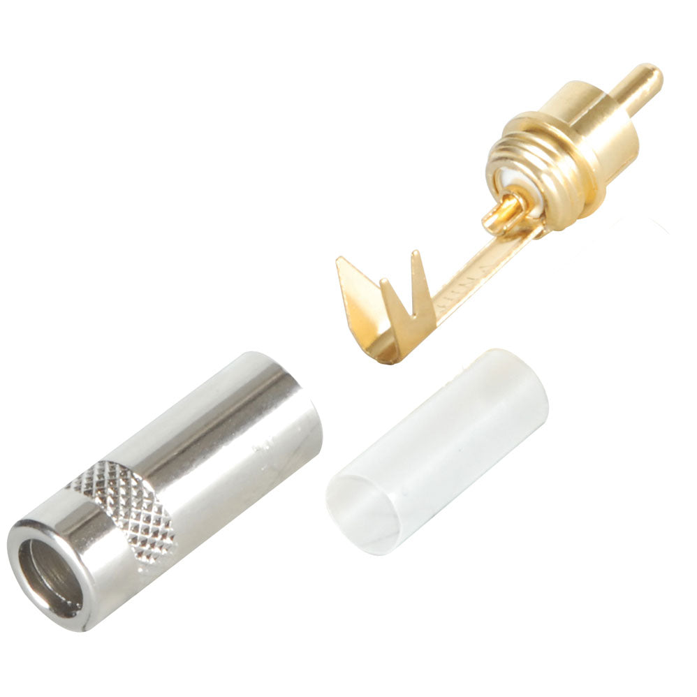 Neutrik Rean NYS352G Male RCA Phono Plug (Nickel/Gold)