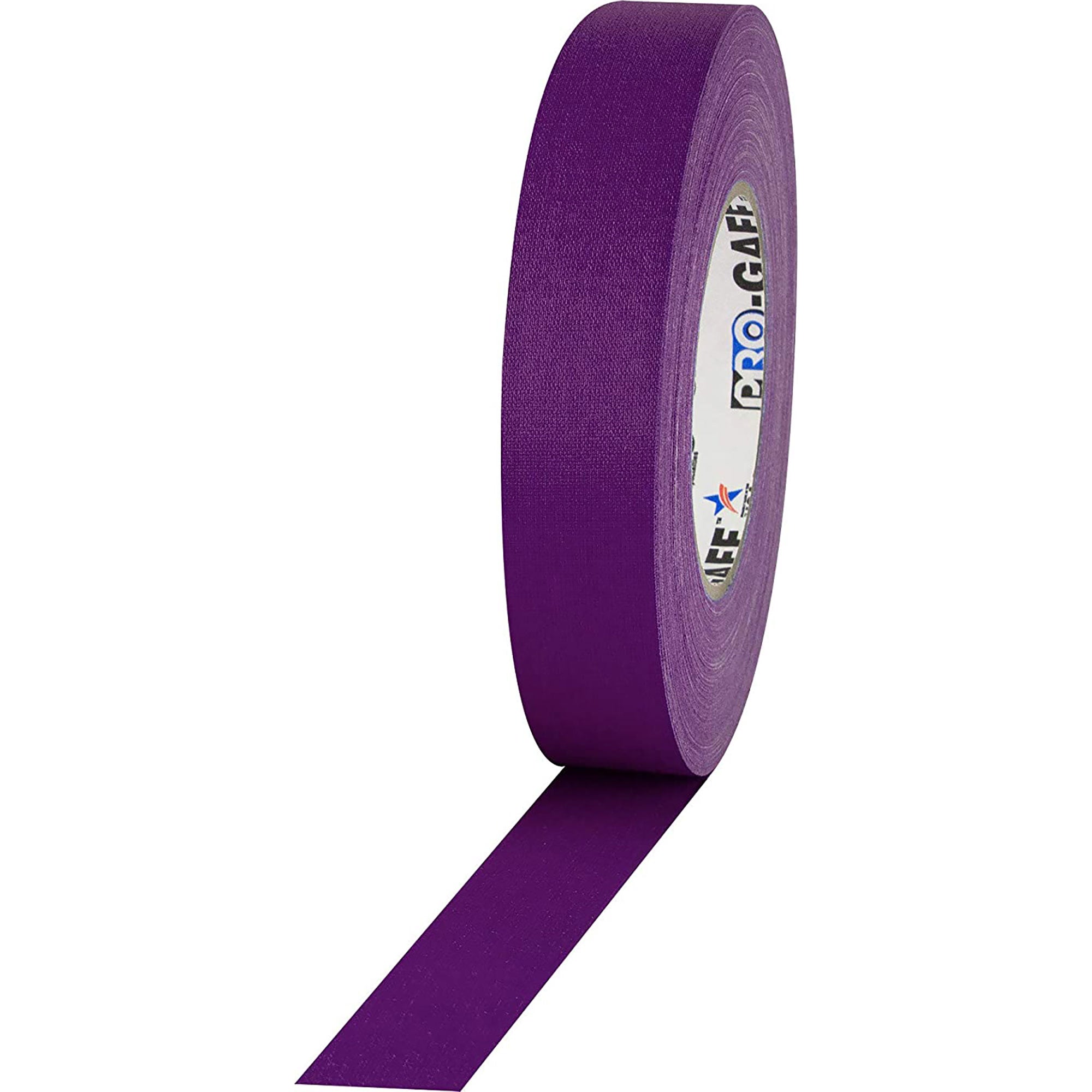 ProTapes Pro Gaff Premium Matte Cloth Gaffers Tape 1" x 55yds (Purple, Case of 48)