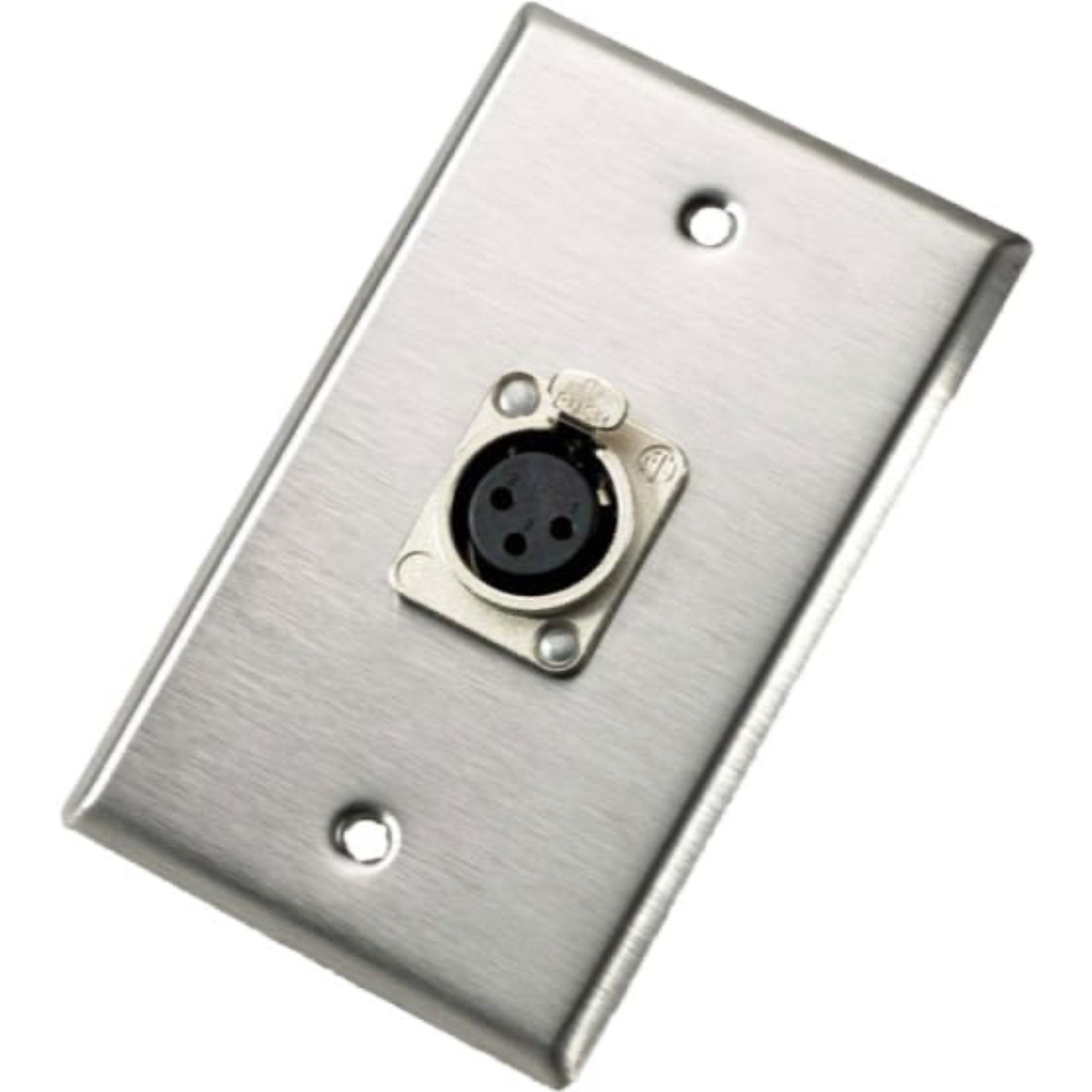 Neutrik 103F Single Gang Wall Plate with Female 3-Pin XLR