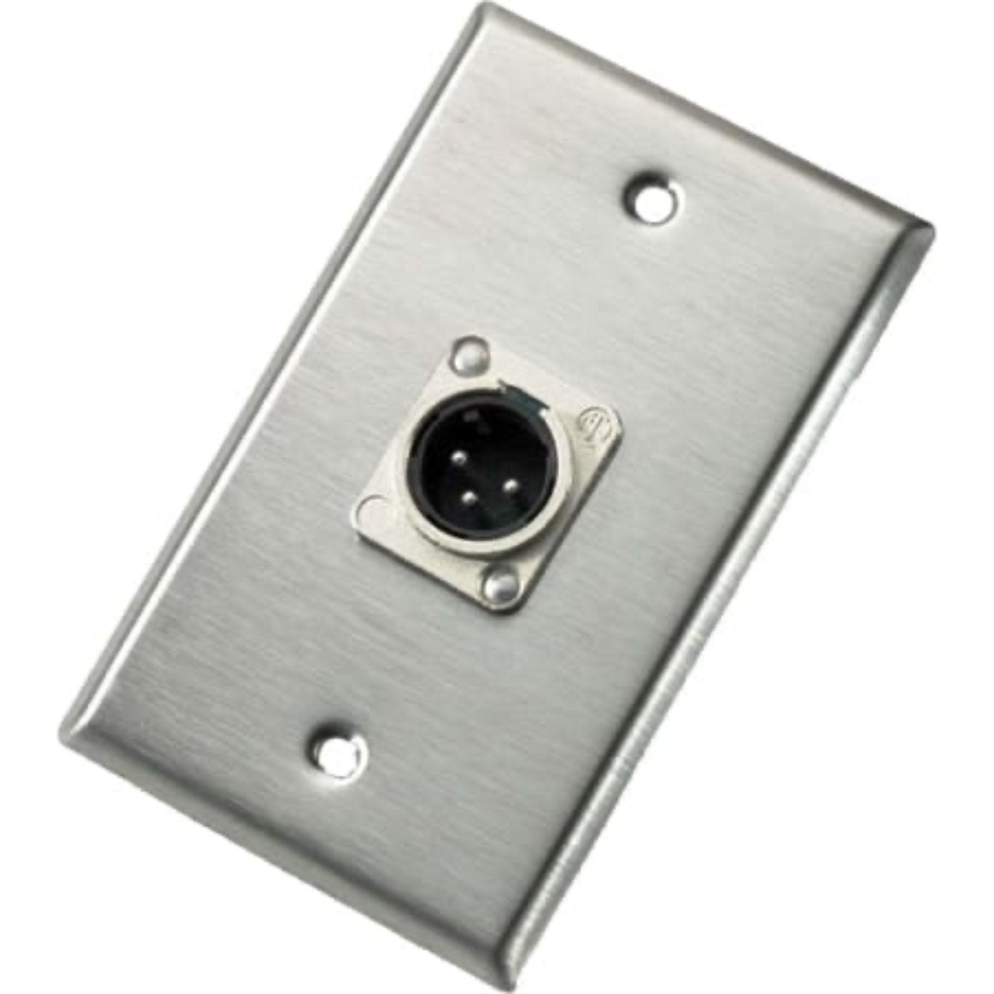 Neutrik 103M Single Gang Wall Plate with Male 3-Pin XLR