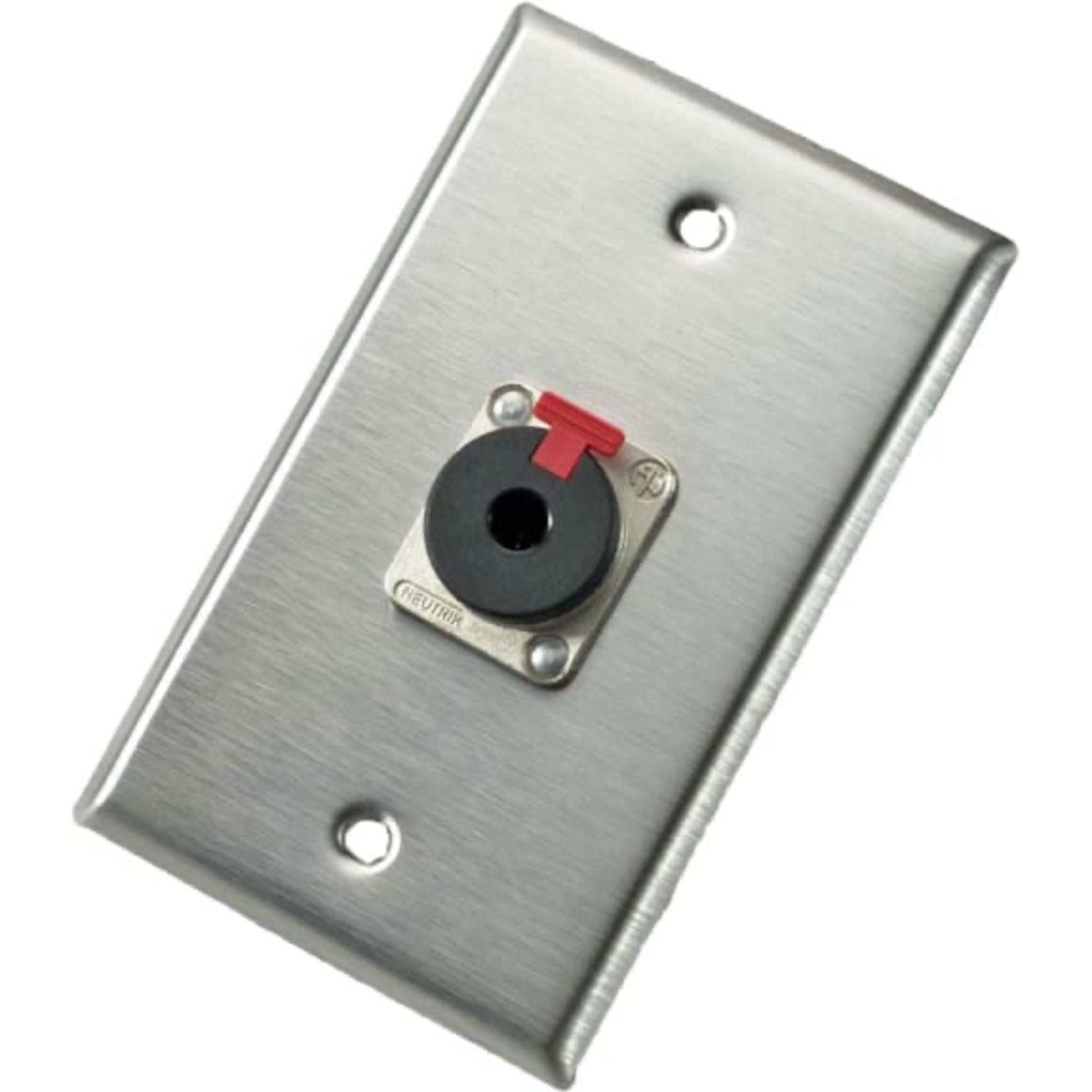 Neutrik 103P Single Gang Wall Plate with Female 1/4" TRS Jack