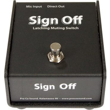 RapcoHorizon Pro Co Sign Off Latching Mic Mute Switch