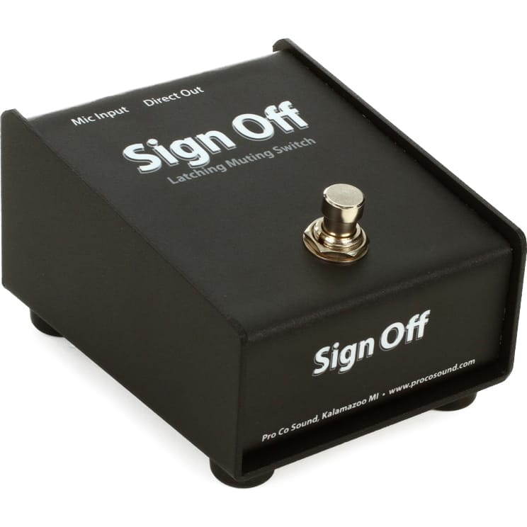 RapcoHorizon Pro Co Sign Off Latching Mic Mute Switch