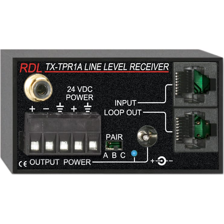 RDL TX-TPR1A Active Single-Pair Receiver Twisted Pair Format-A