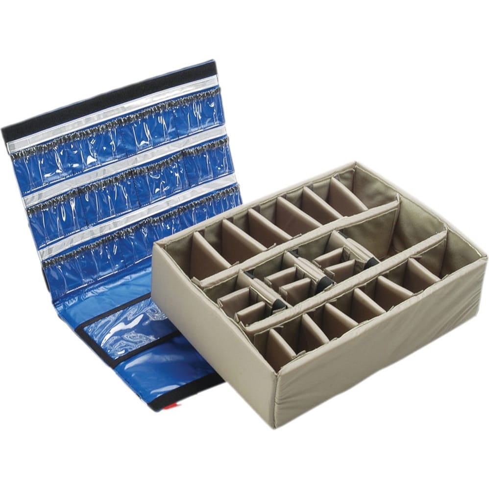 Pelican 1555EMS Lid Organizer and Divider Set for 1550EMS Protector EMS Case