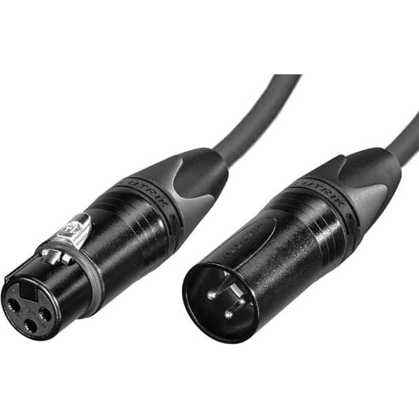 Performance Audio Professional Mogami W2534 XLR-XLR Microphone Cable (3', Black)