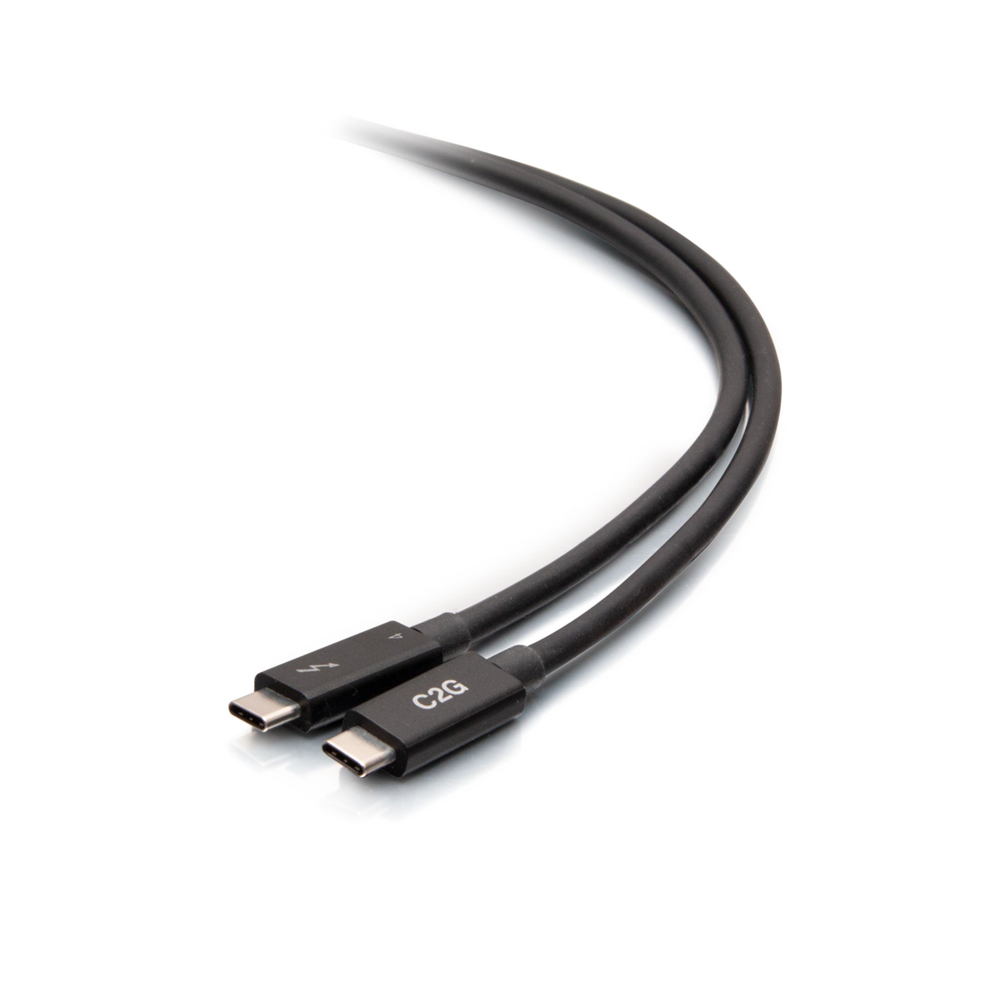 C2G 28885 Thunderbolt 4 USB-C Cable (1.5', 40Gbps)