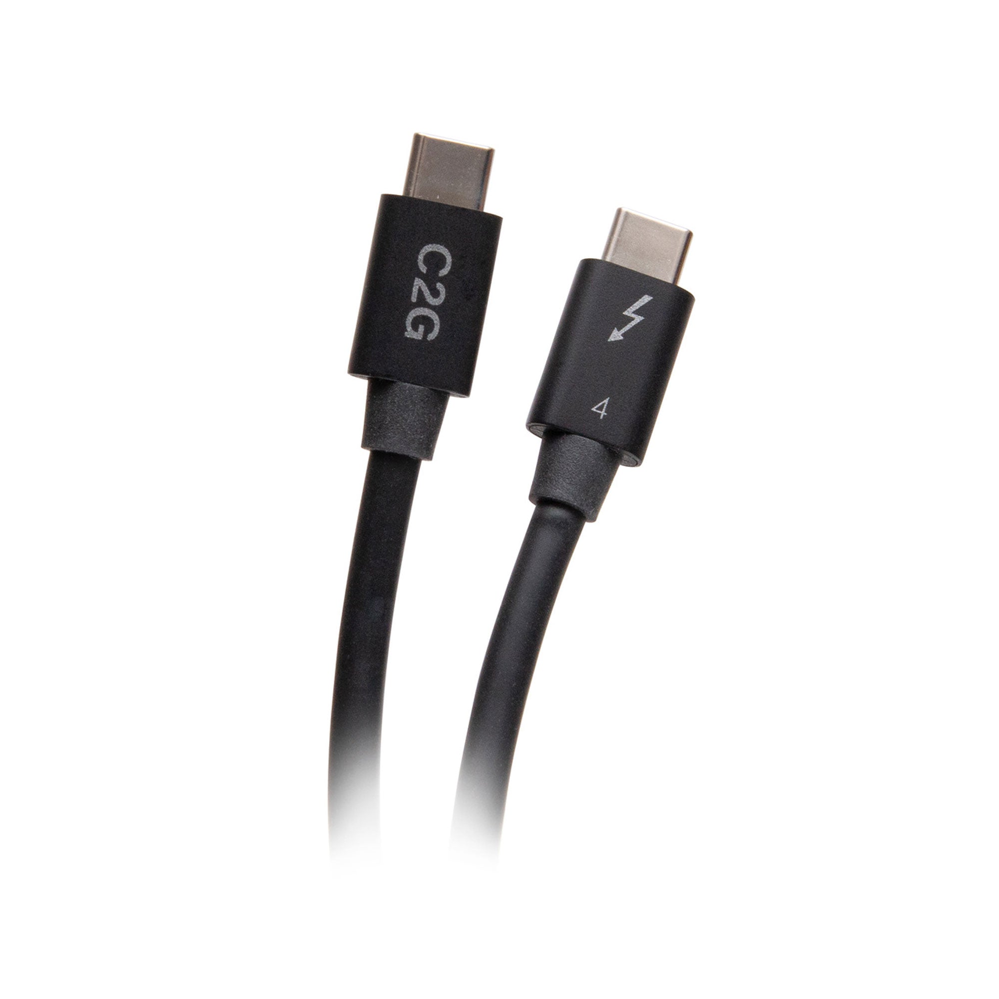 C2G 28885 Thunderbolt 4 USB-C Cable (1.5', 40Gbps)