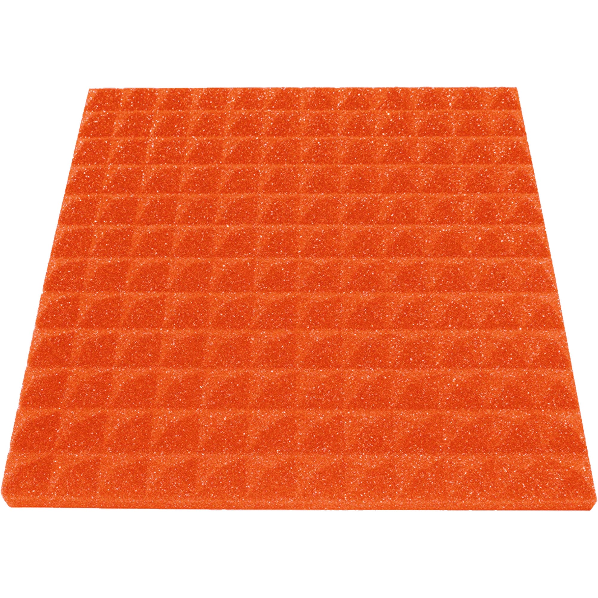 Performance Audio 12" x 12" x 1" Pyramid Acoustic Foam Tile (Orange, 48 Pack)