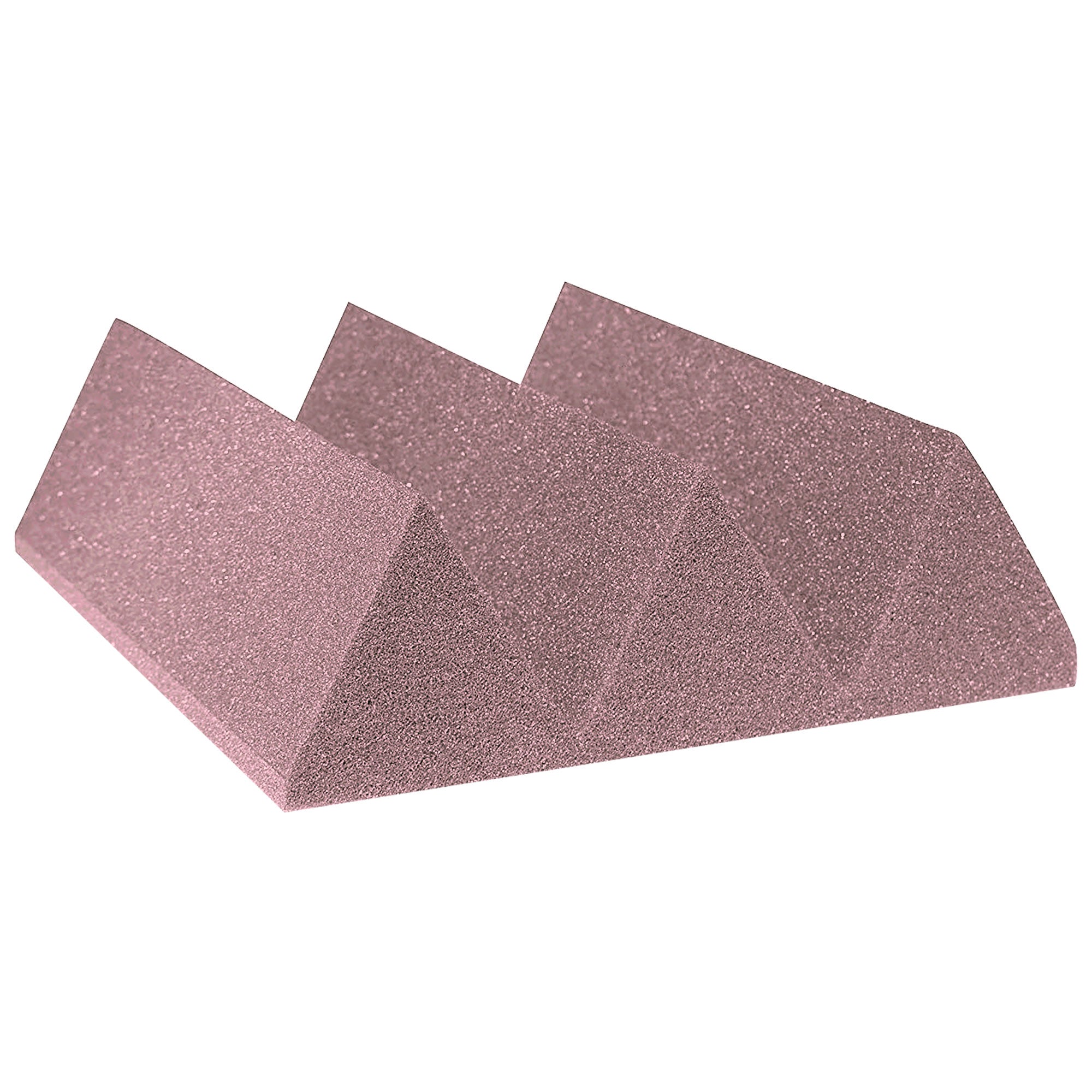 Performance Audio 12" x 12" x 4" Wedge Acoustic Foam Tile (Rosy Beige, 96 Pack)