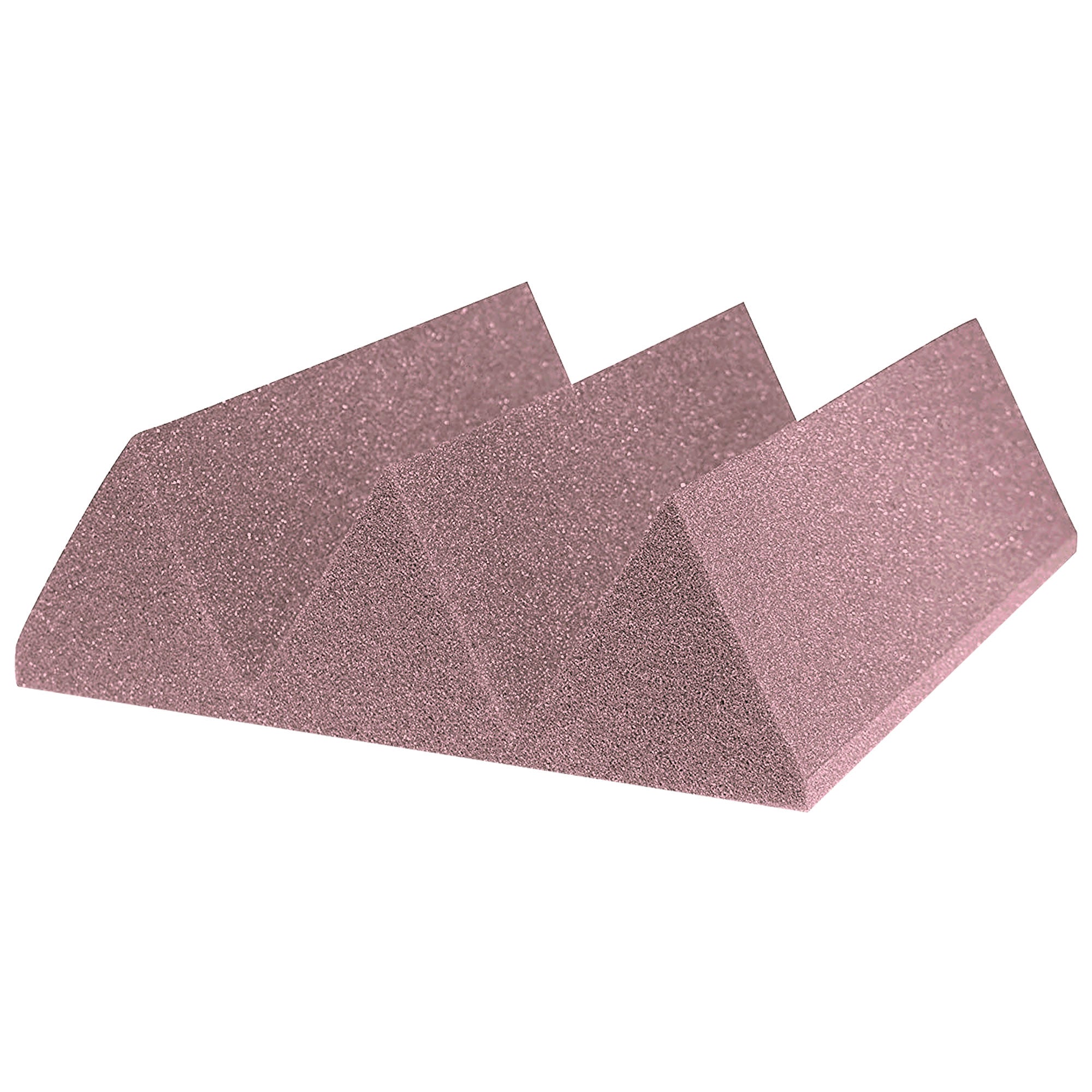 Performance Audio 12" x 12" x 4" Wedge Acoustic Foam Tile (Rosy Beige, 96 Pack)