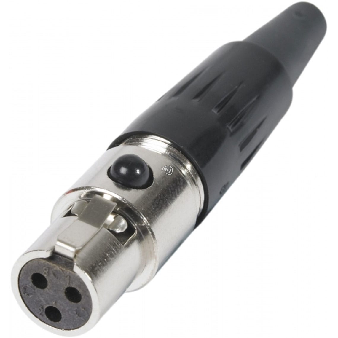 Switchcraft TA3FX Female 3-Pin Tini-QG Mini-XLR Cable Connector (Nickel)