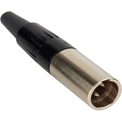 Switchcraft TA3MX Male 3-Pin Tini-QG Mini-XLR Cable Connector (Nickel)