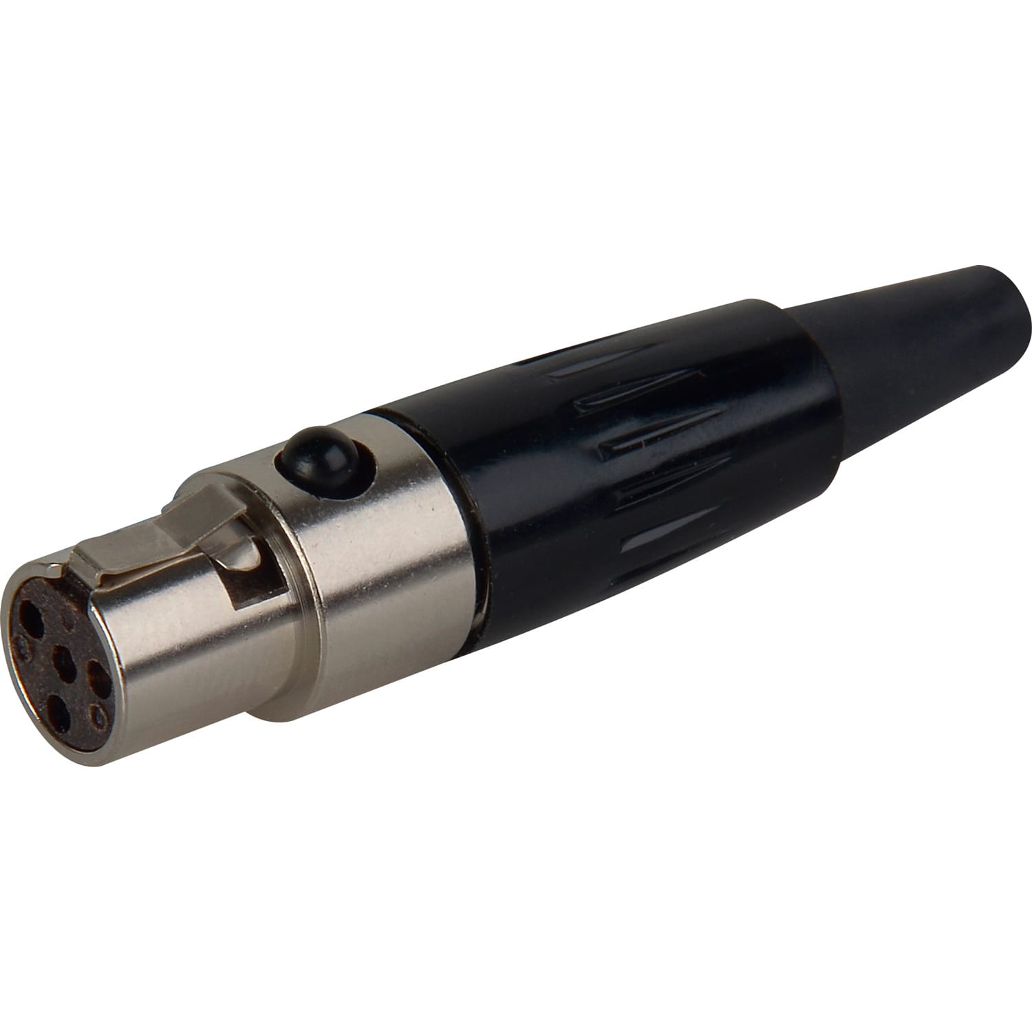 Switchcraft TA4FX Female 4-Pin Tini-QG Mini-XLR Cable Connector (Nickel)