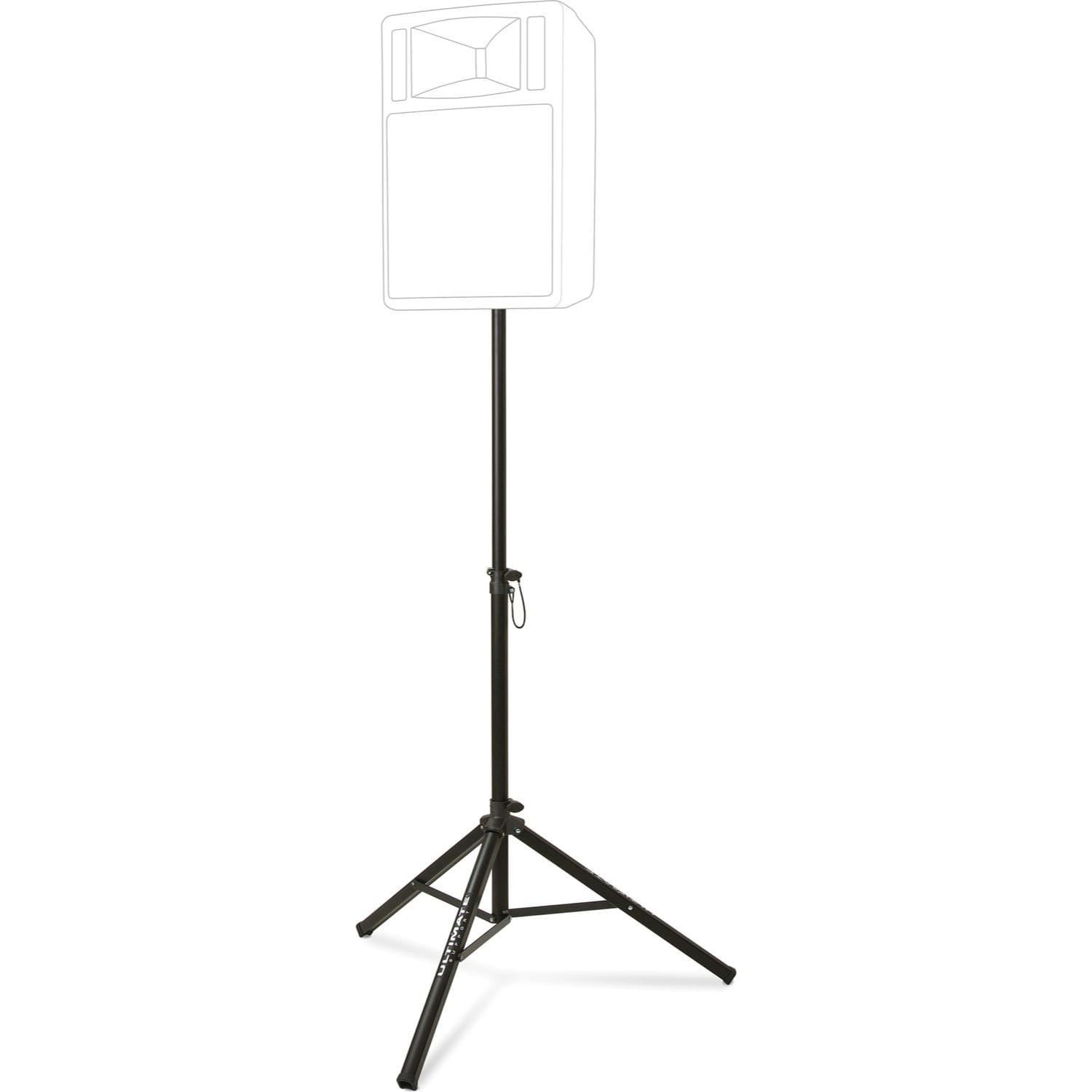 Ultimate Support TS-70B Economy Aluminum Tripod Speaker Stand (Matte Black)