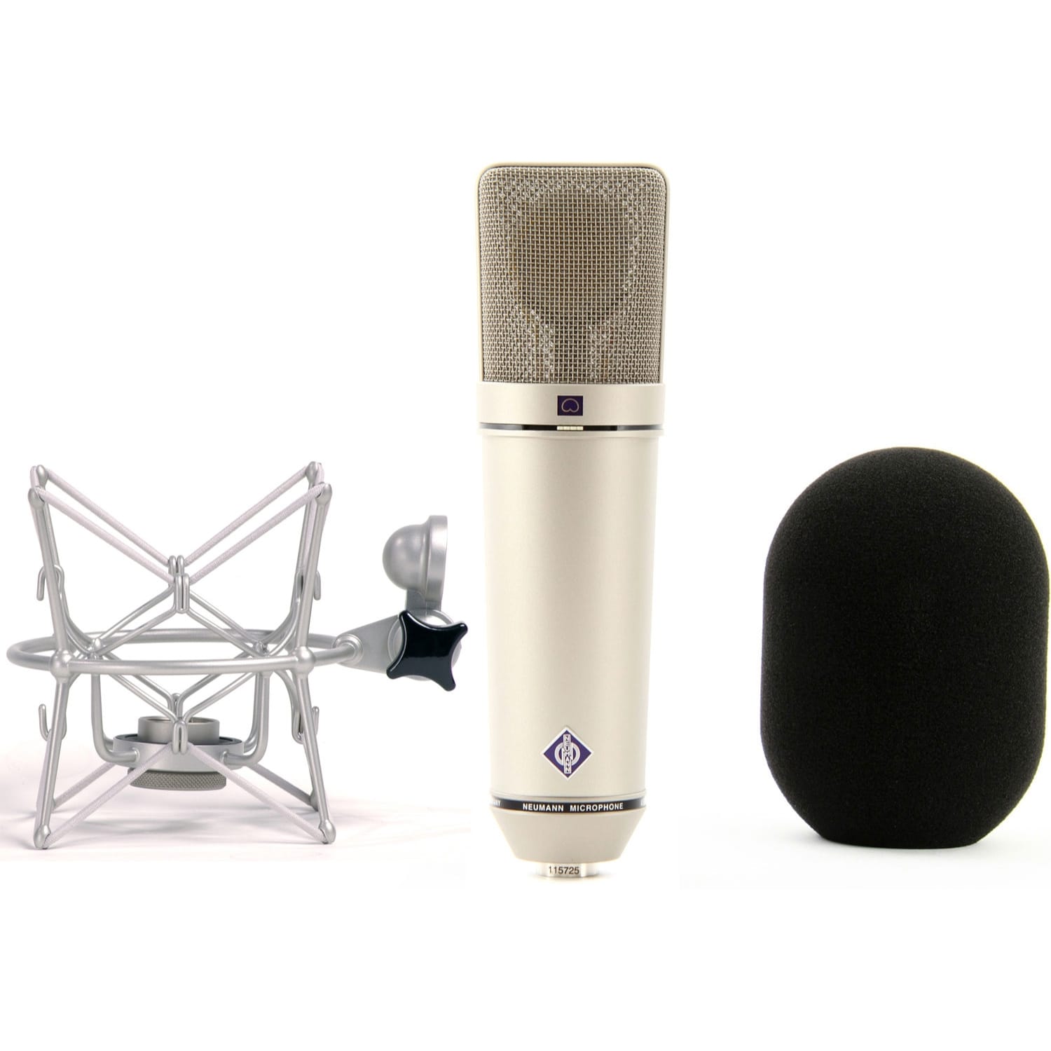 Neumann U 87 Ai Set Z Multi-Pattern Condenser Microphone Package (Nickel)