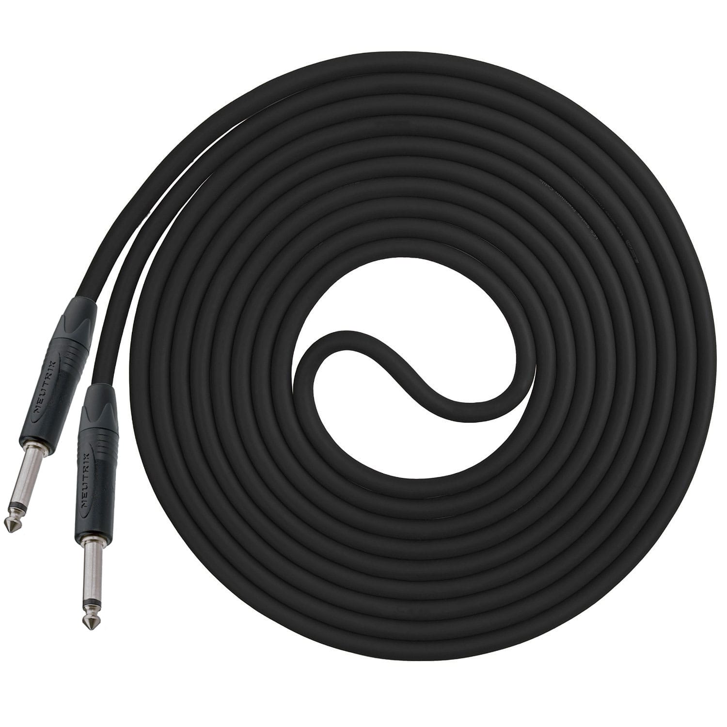 Performance Audio Professional 1/4" Straight to Straight Instrument Cable (3', Black)