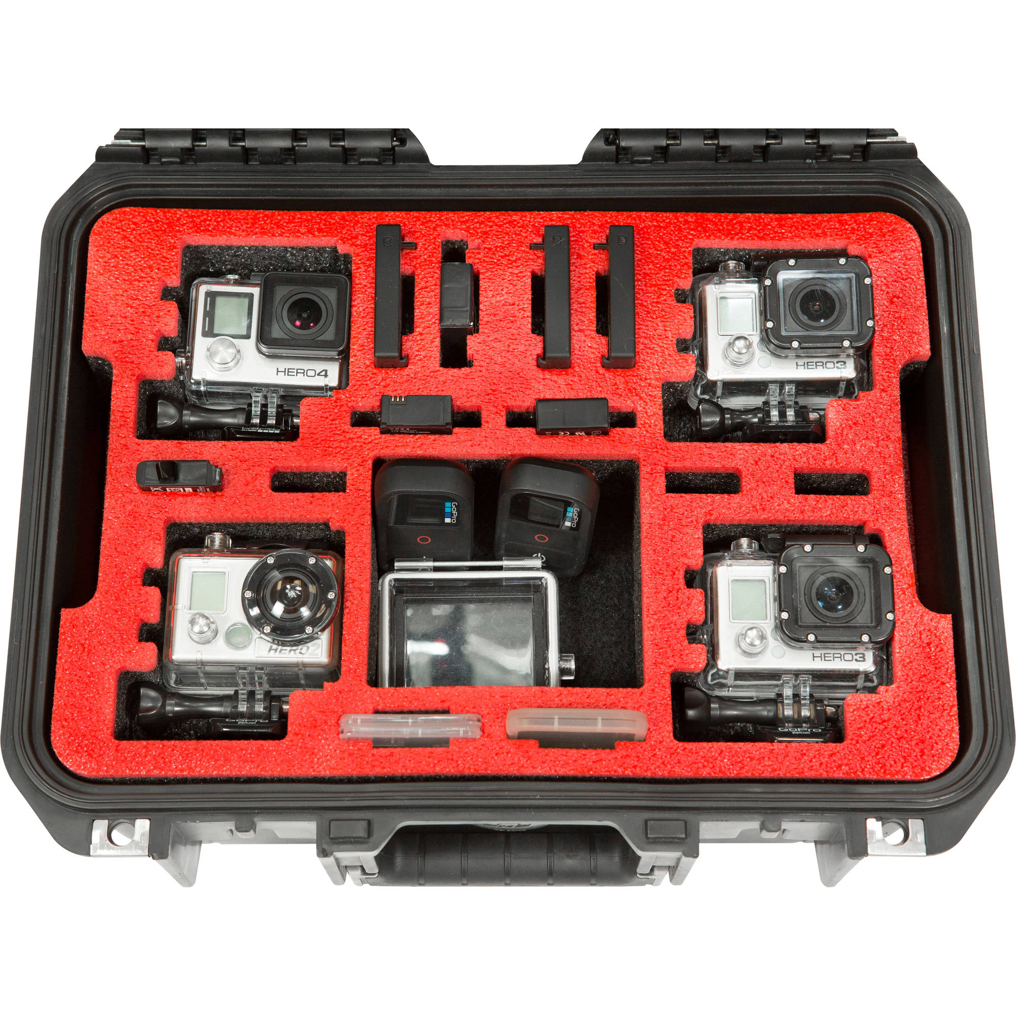 SKB 3i-1309-6GP4 iSeries Waterproof Dual Layer Four GoPro Case