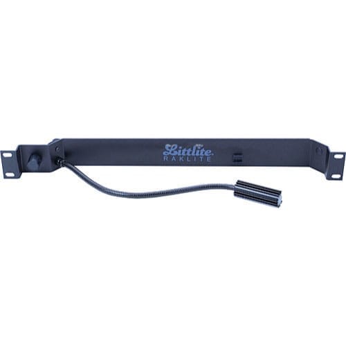 Littlite RL-10-S Raklite Rackmount Single High Intensity 12" Gooseneck Lamp with US Power Supply