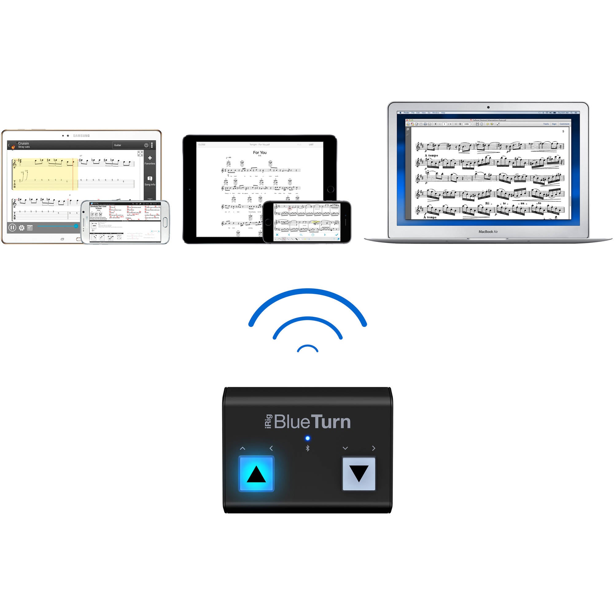 IK Multimedia iRig BlueTurn Wireless Page-Turner