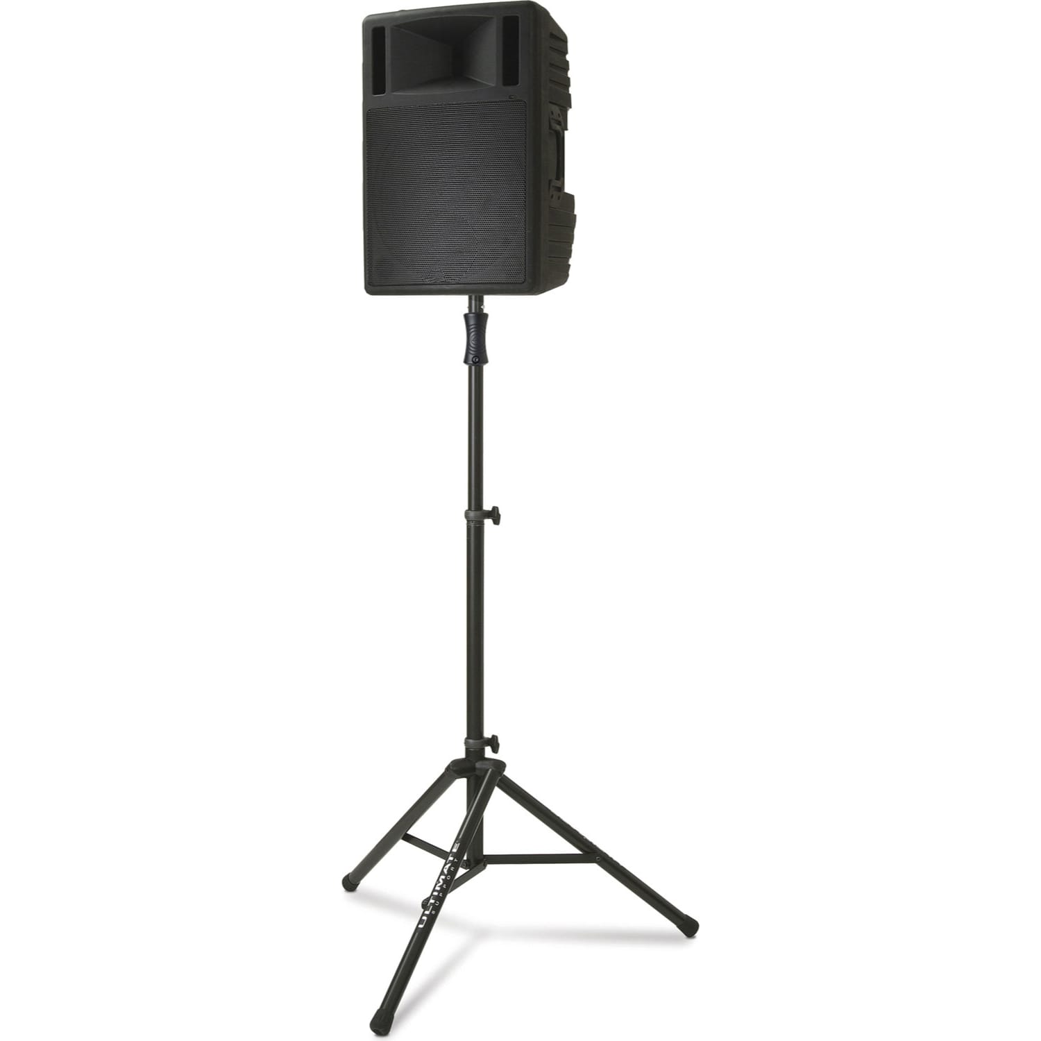 Ultimate Support TS-100B Air-Powered Lift-Assist Aluminum Tripod Speaker Stand (Black)