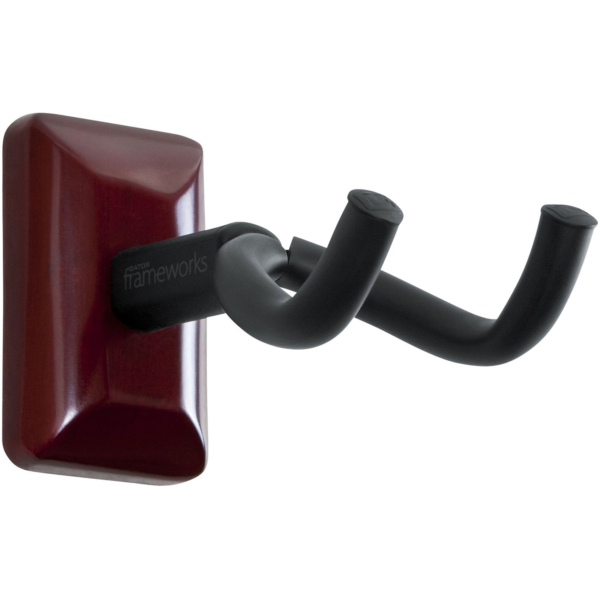 Gator Frameworks GFW-GTR-HNGRCHR Wall Mount Guitar Hanger (Cherry)