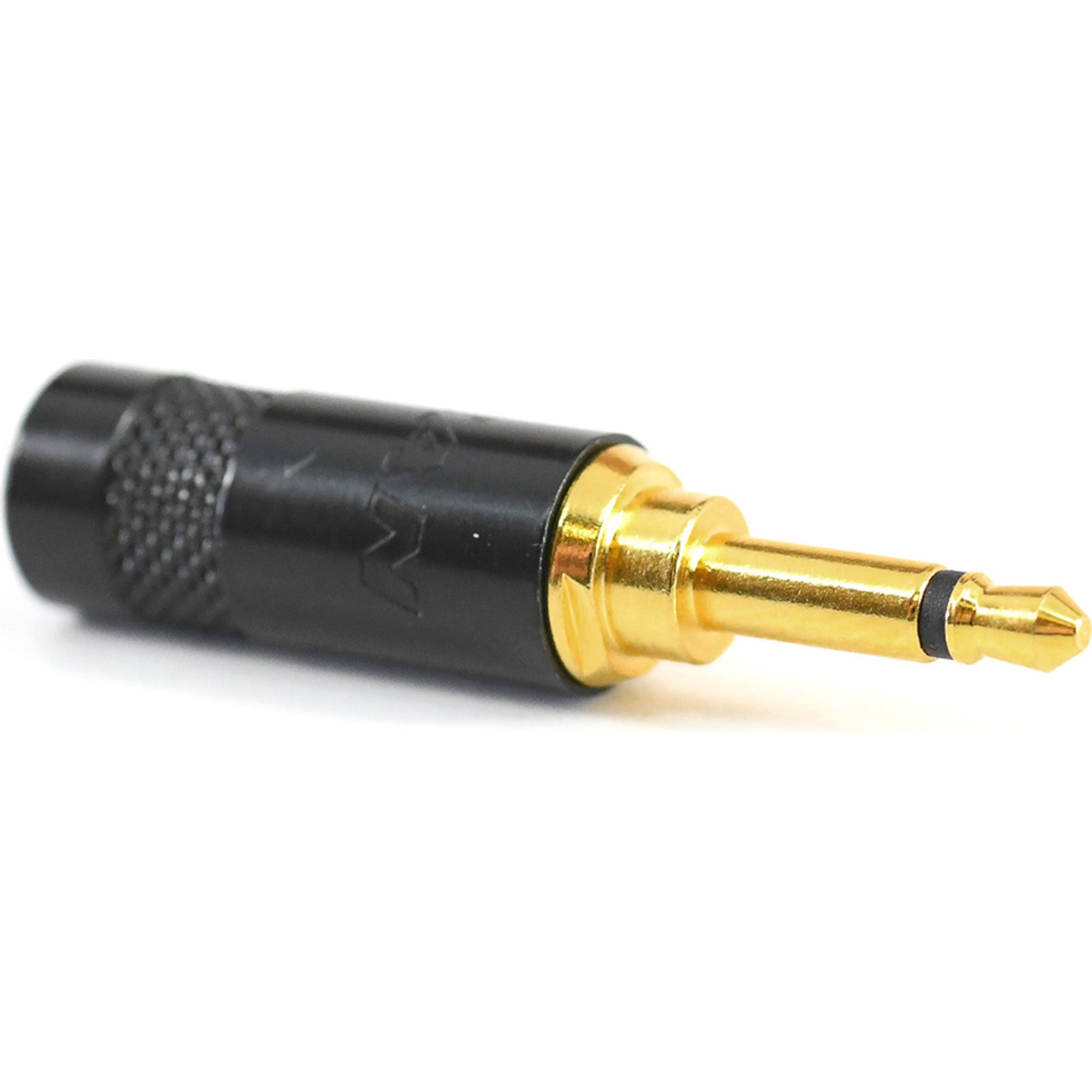 Neutrik Rean NYS226BG 3.5mm Mono Phone Plug (Black/Gold)