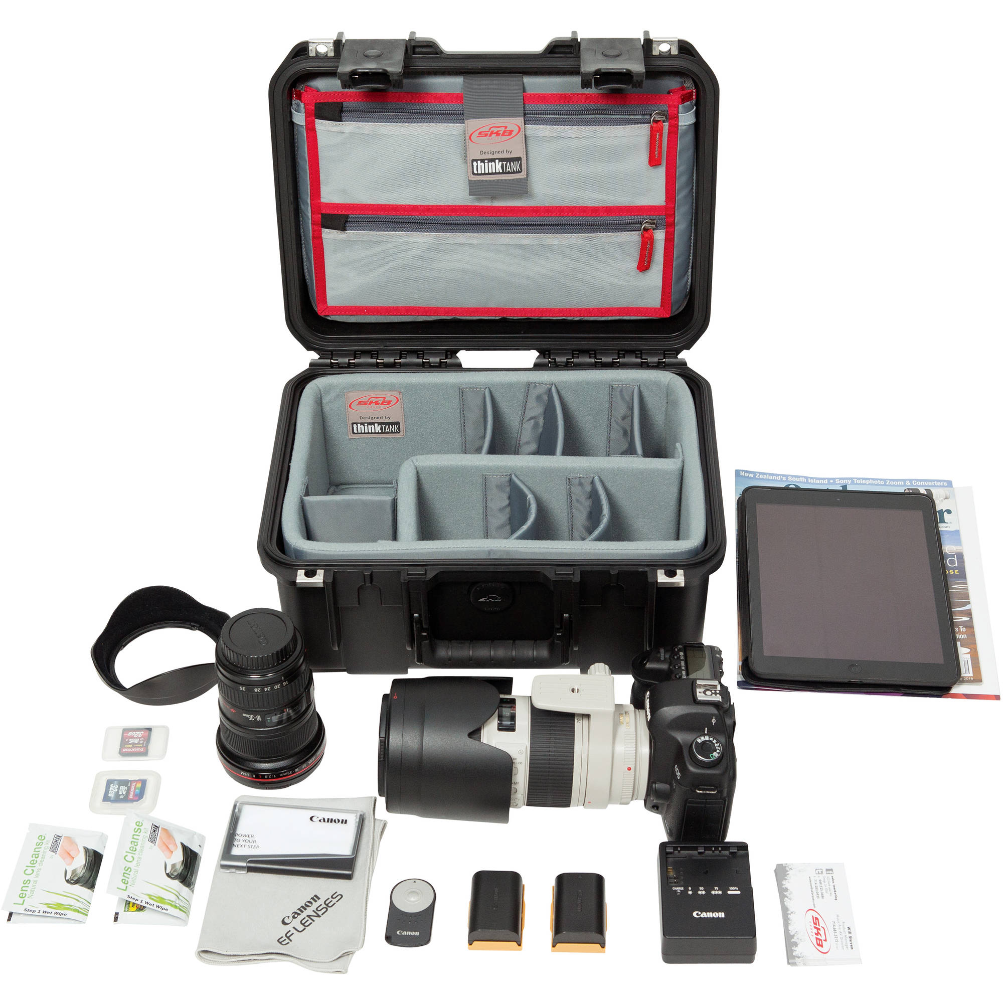 SKB 3i-1309-6DL iSeries Waterproof Case (Think Tank Designed Photo Dividers & Lid Organizer)