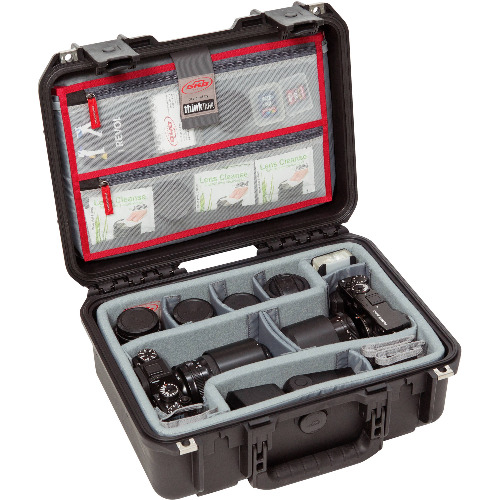 SKB 3i-1510-6DL iSeries Waterproof Case (Think Tank Designed Photo Dividers & Lid Organizer)