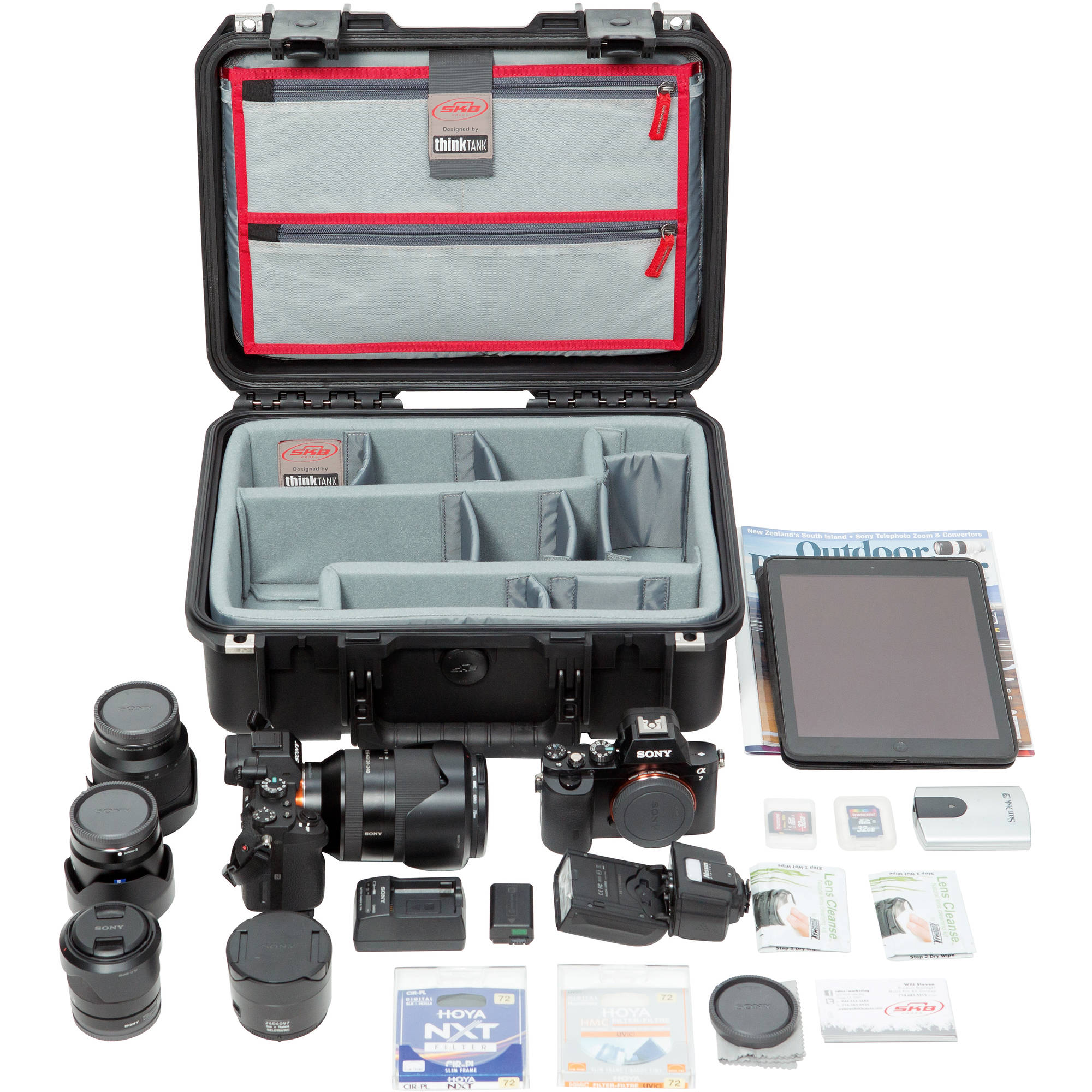 SKB 3i-1510-6DL iSeries Waterproof Case (Think Tank Designed Photo Dividers & Lid Organizer)