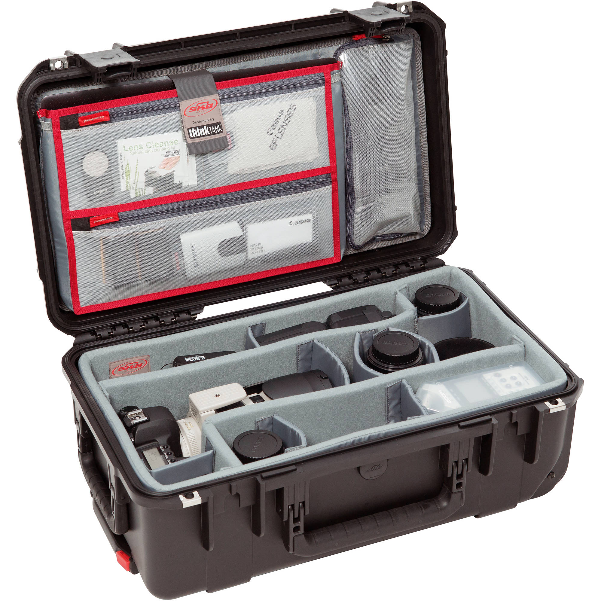 SKB 3i-2011-7DL iSeries Waterproof Case (Think Tank Designed Photo Dividers & Lid Organizer)