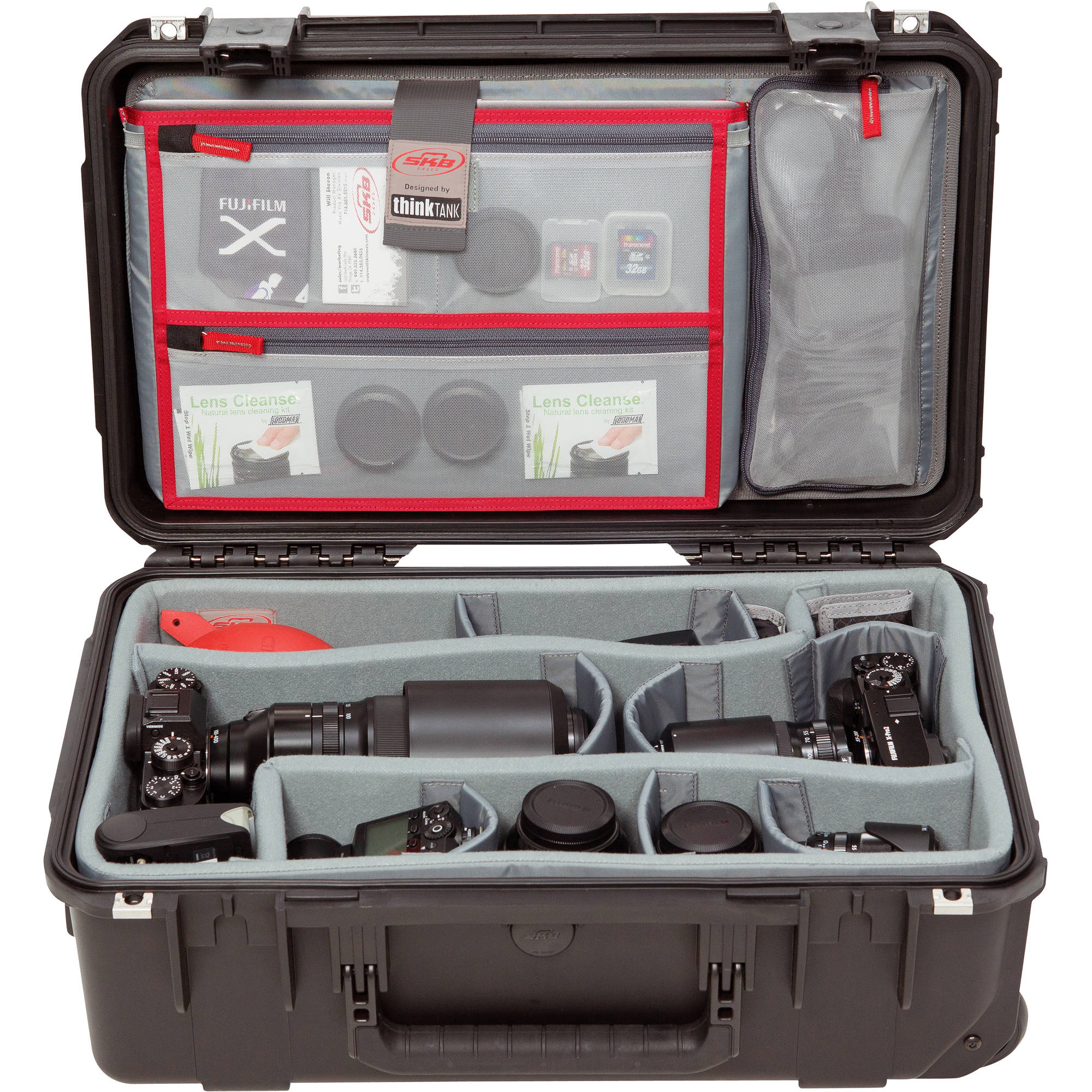 SKB 3i-2011-7DL iSeries Waterproof Case (Think Tank Designed Photo Dividers & Lid Organizer)