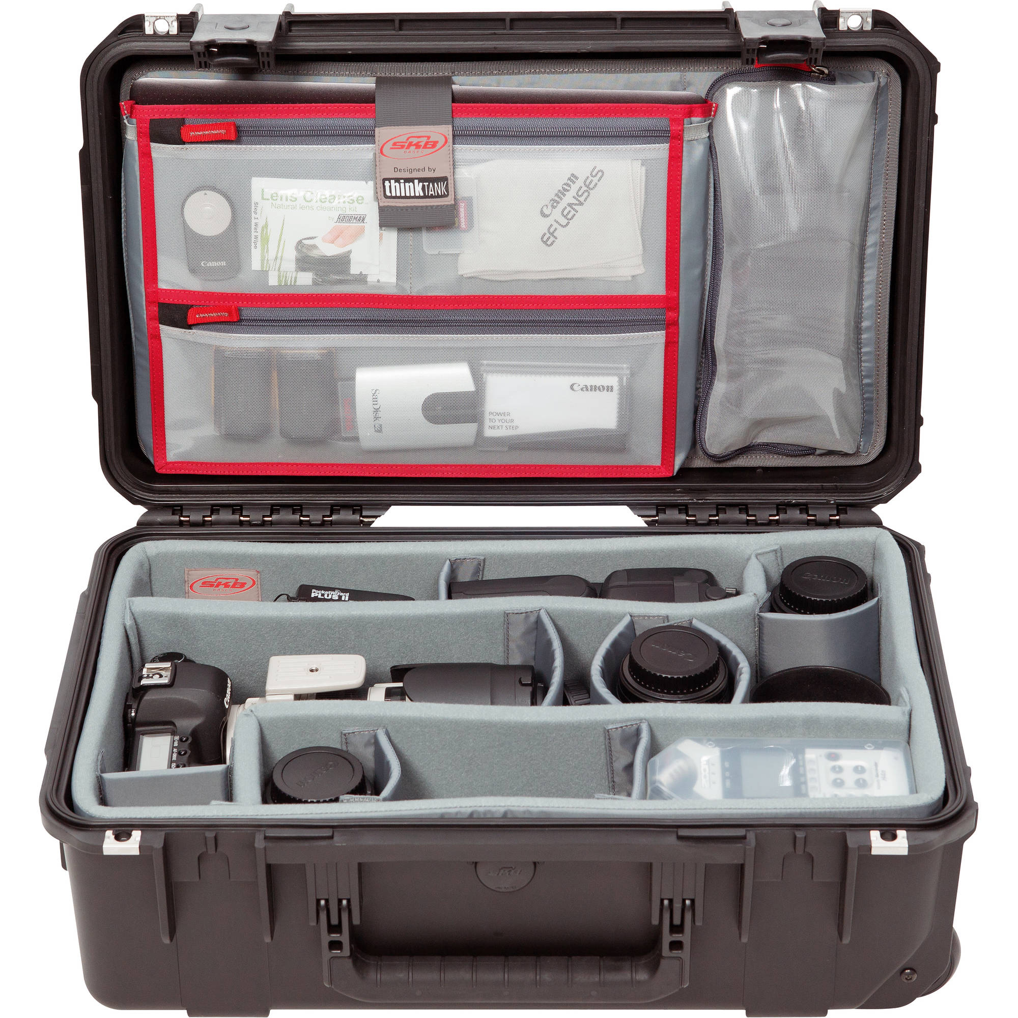 SKB 3i-2011-7DL iSeries Waterproof Case (Think Tank Designed Photo Dividers & Lid Organizer)