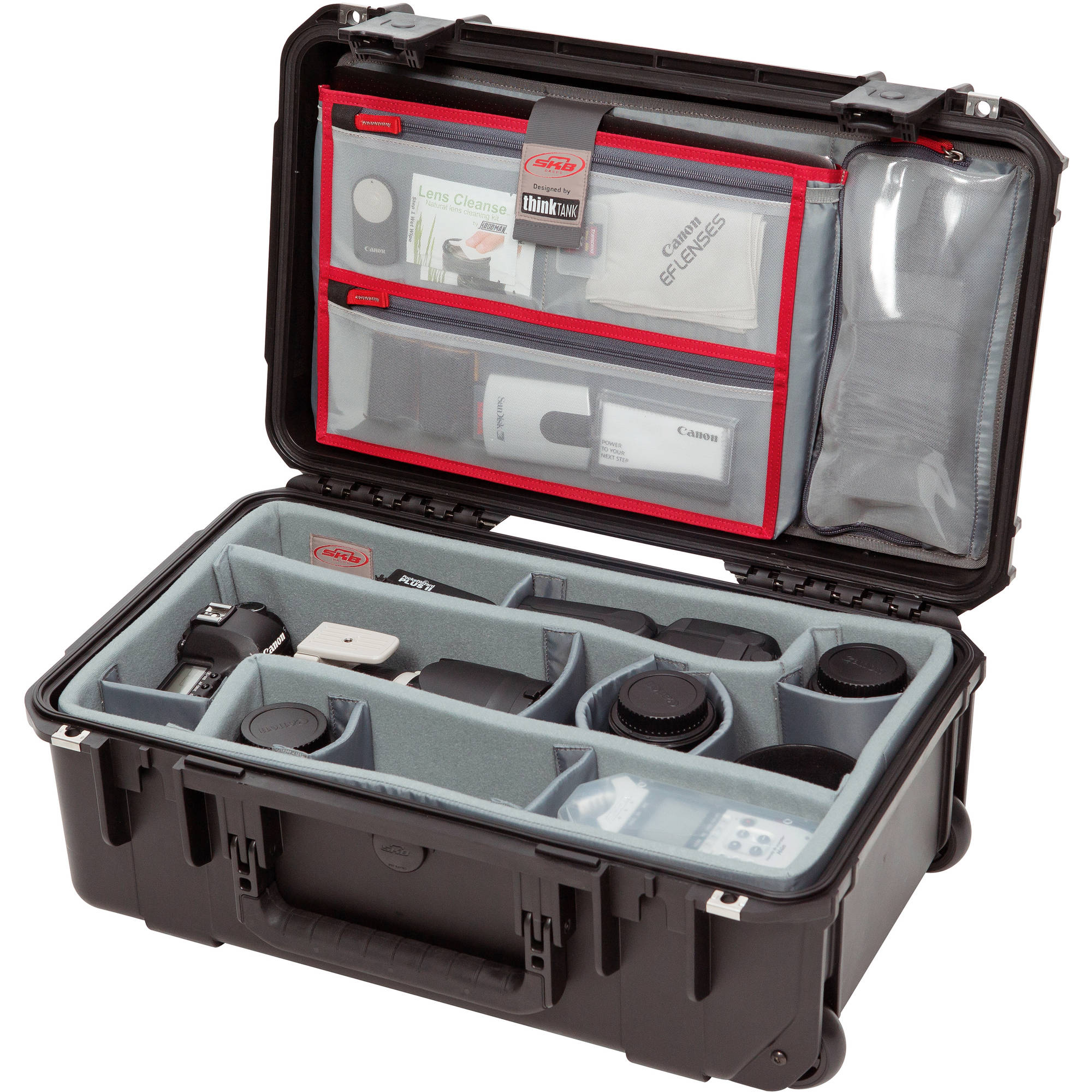 SKB 3i-2011-7DL iSeries Waterproof Case (Think Tank Designed Photo Dividers & Lid Organizer)