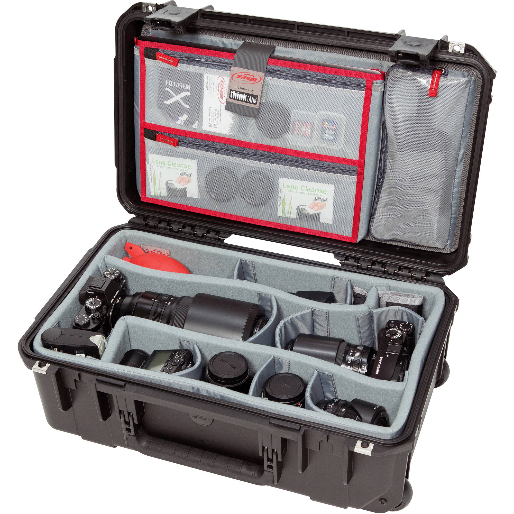 SKB 3i-2011-7DL iSeries Waterproof Case (Think Tank Designed Photo Dividers & Lid Organizer)