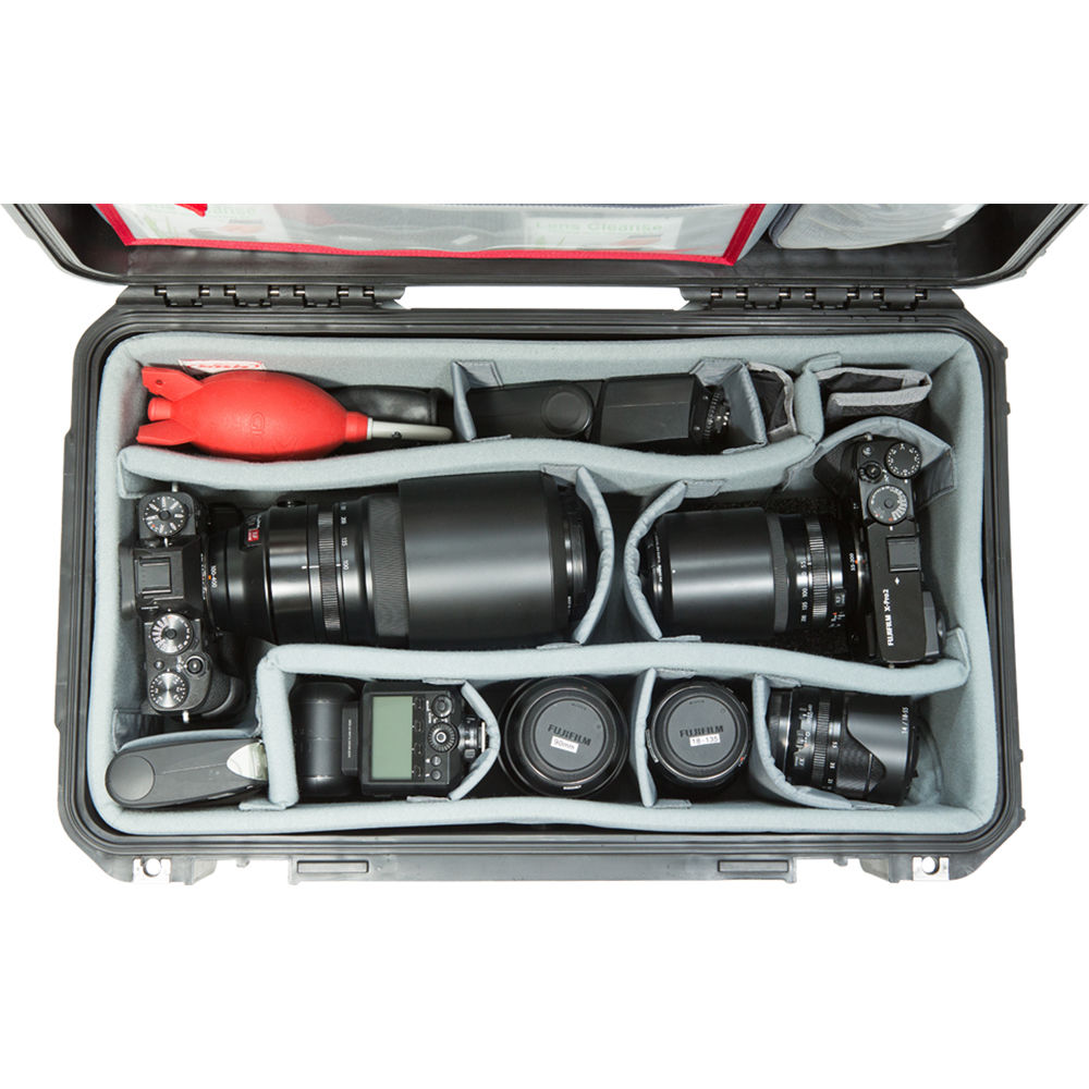 SKB 3i-2011-8DL iSeries Waterproof Case (Think Tank Designed Photo Dividers & Lid Organizer)