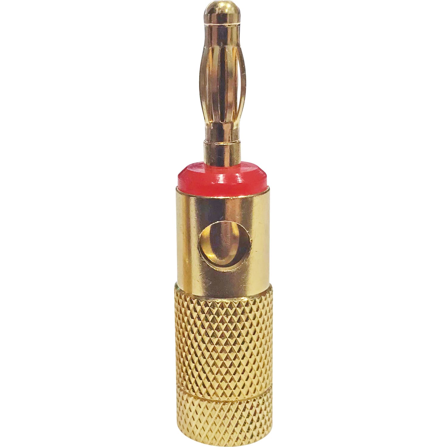 Marshall BP-400-02 Single Gold Banana Plug (Red)