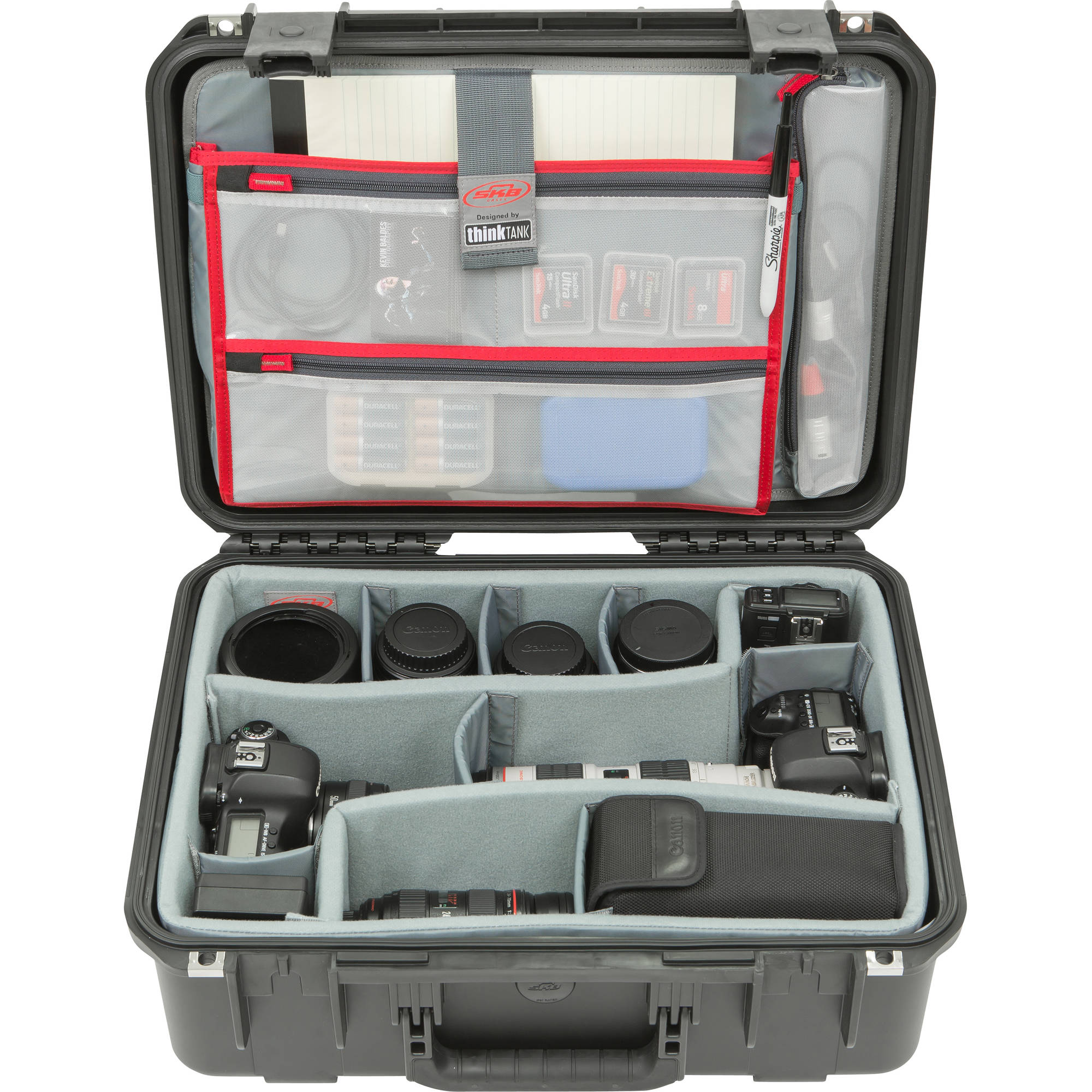 SKB 3i-1813-7DL iSeries Waterproof Case (Think Tank Designed Dividers & Lid Organizer)