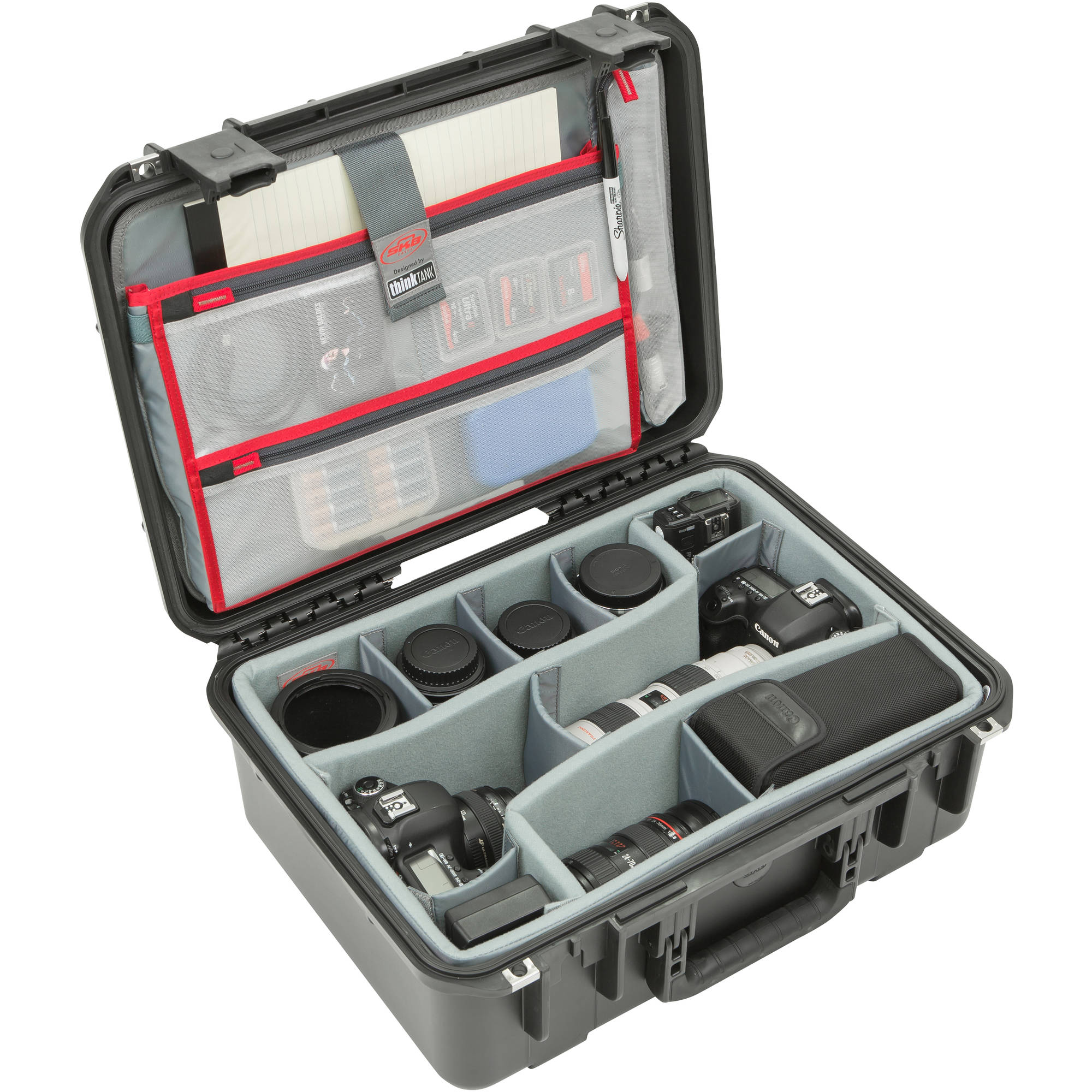 SKB 3i-1813-7DL iSeries Waterproof Case (Think Tank Designed Dividers & Lid Organizer)