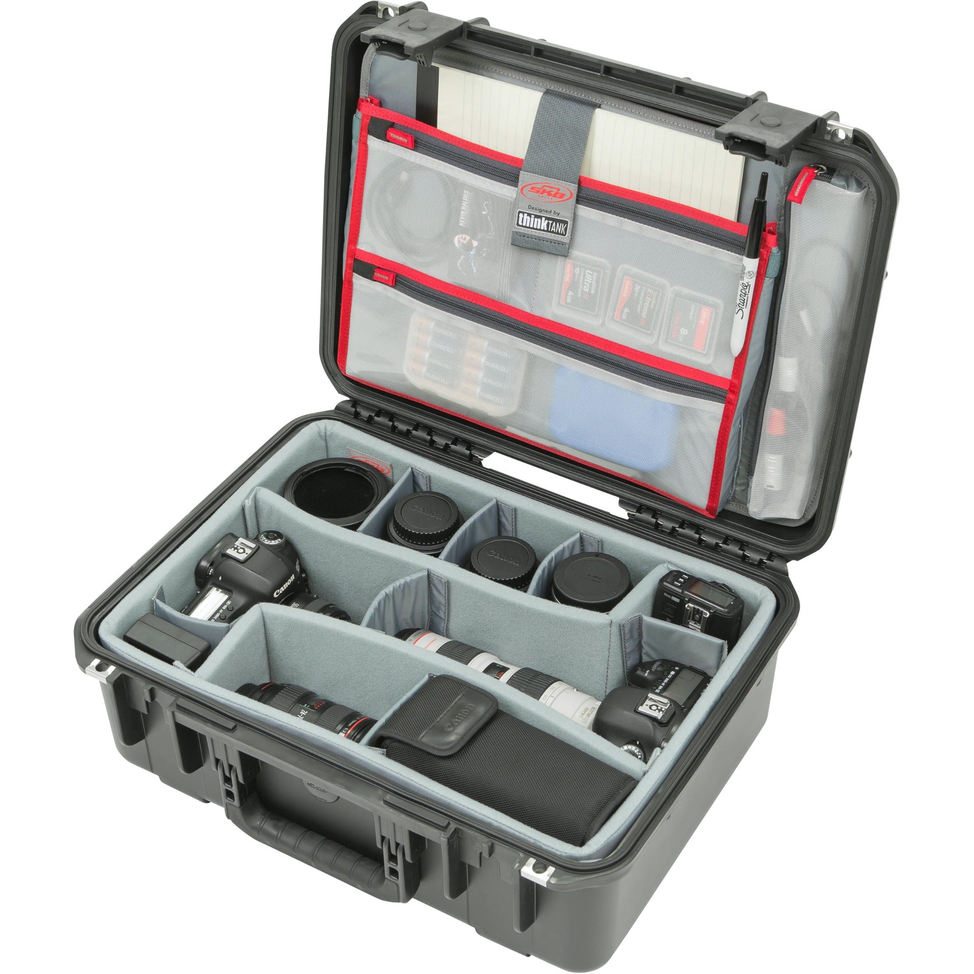 SKB 3i-1813-7DL iSeries Waterproof Case (Think Tank Designed Dividers & Lid Organizer)